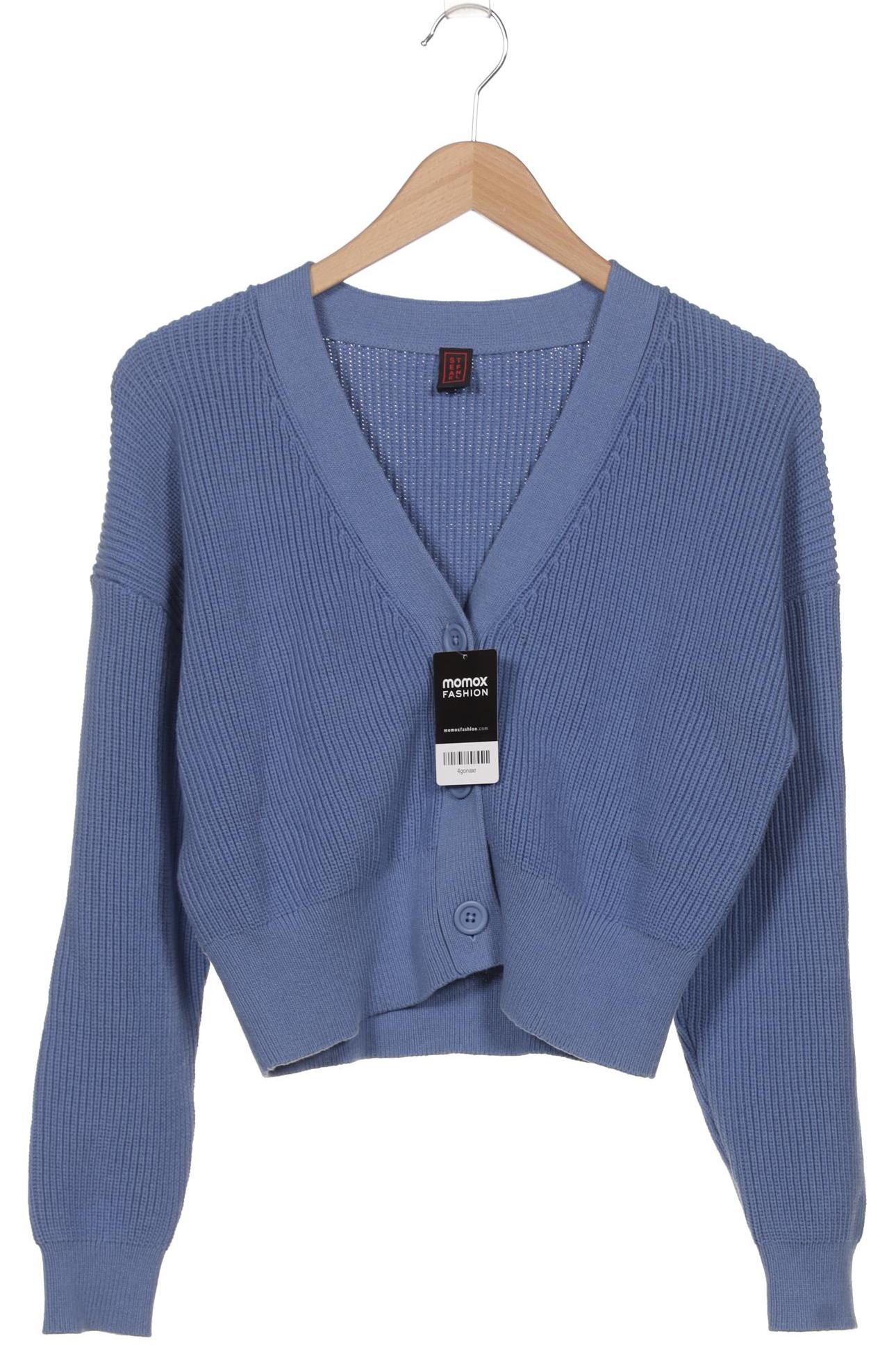 

Stefanel Damen Strickjacke, blau, Gr. 34