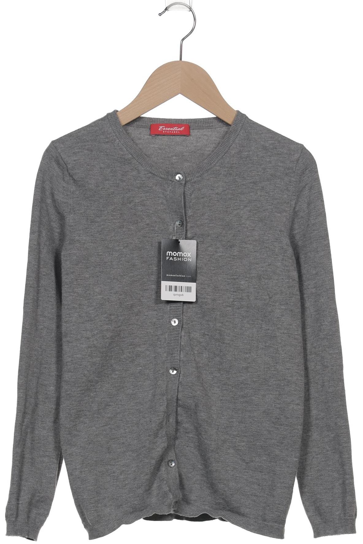 

Stefanel Damen Strickjacke, grau, Gr. 36