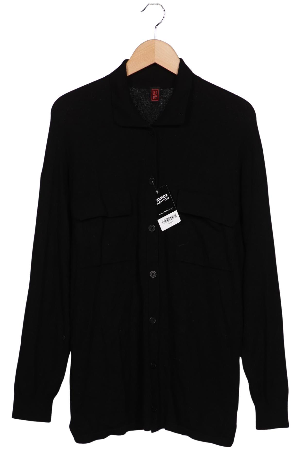 

Stefanel Damen Strickjacke, schwarz, Gr. 42