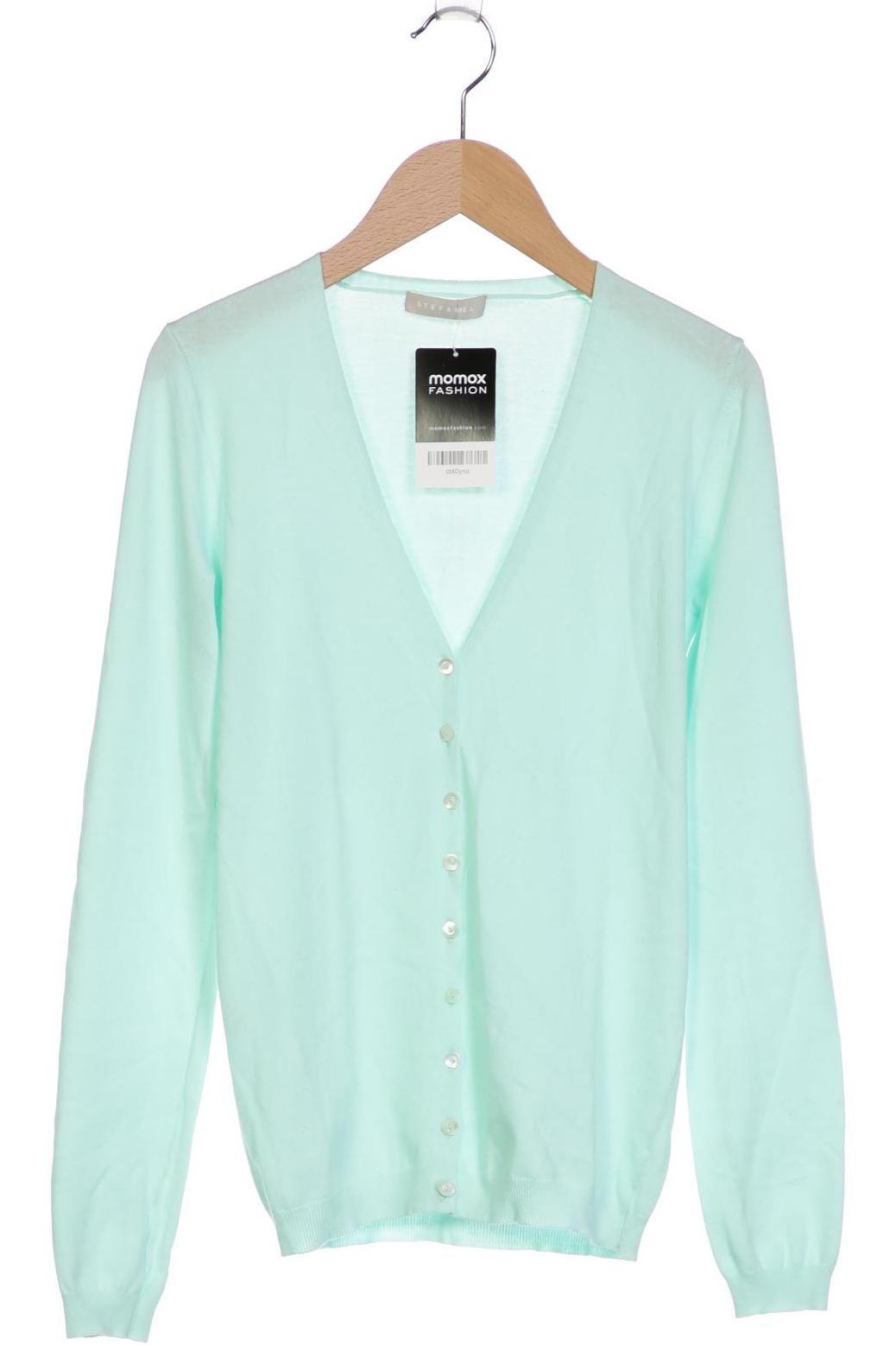 

Stefanel Damen Strickjacke, hellgrün, Gr. 36