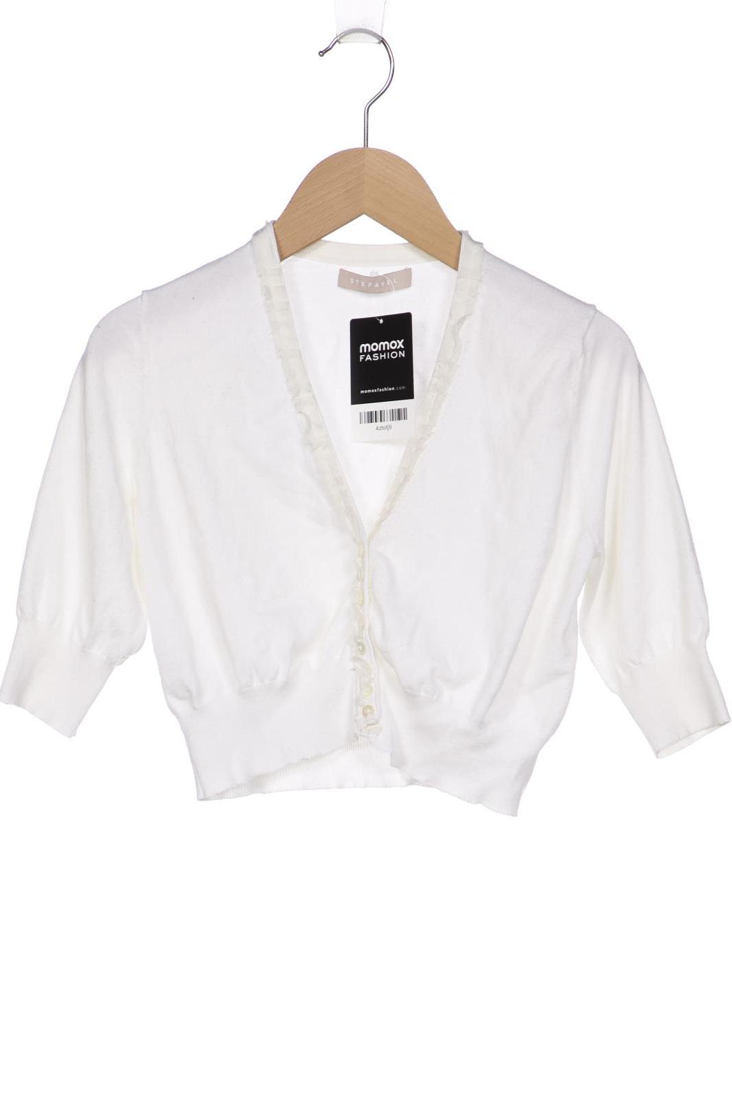 

Stefanel Damen Strickjacke, cremeweiß, Gr. 38