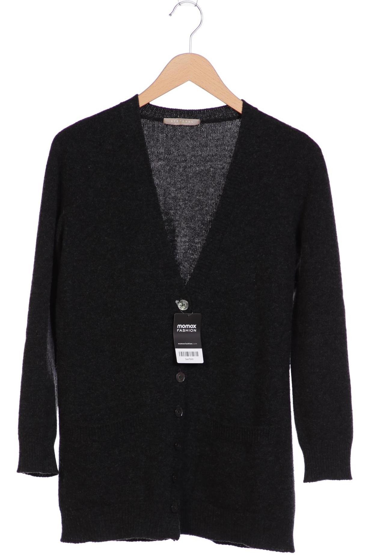 

Stefanel Damen Strickjacke, grau, Gr. 36