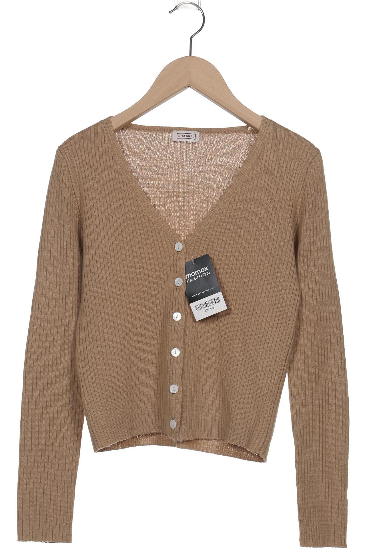 

Stefanel Damen Strickjacke, beige, Gr. 36