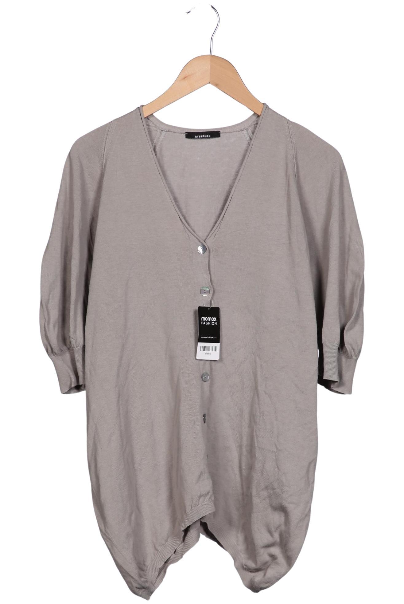 

Stefanel Damen Strickjacke, grau, Gr. 34