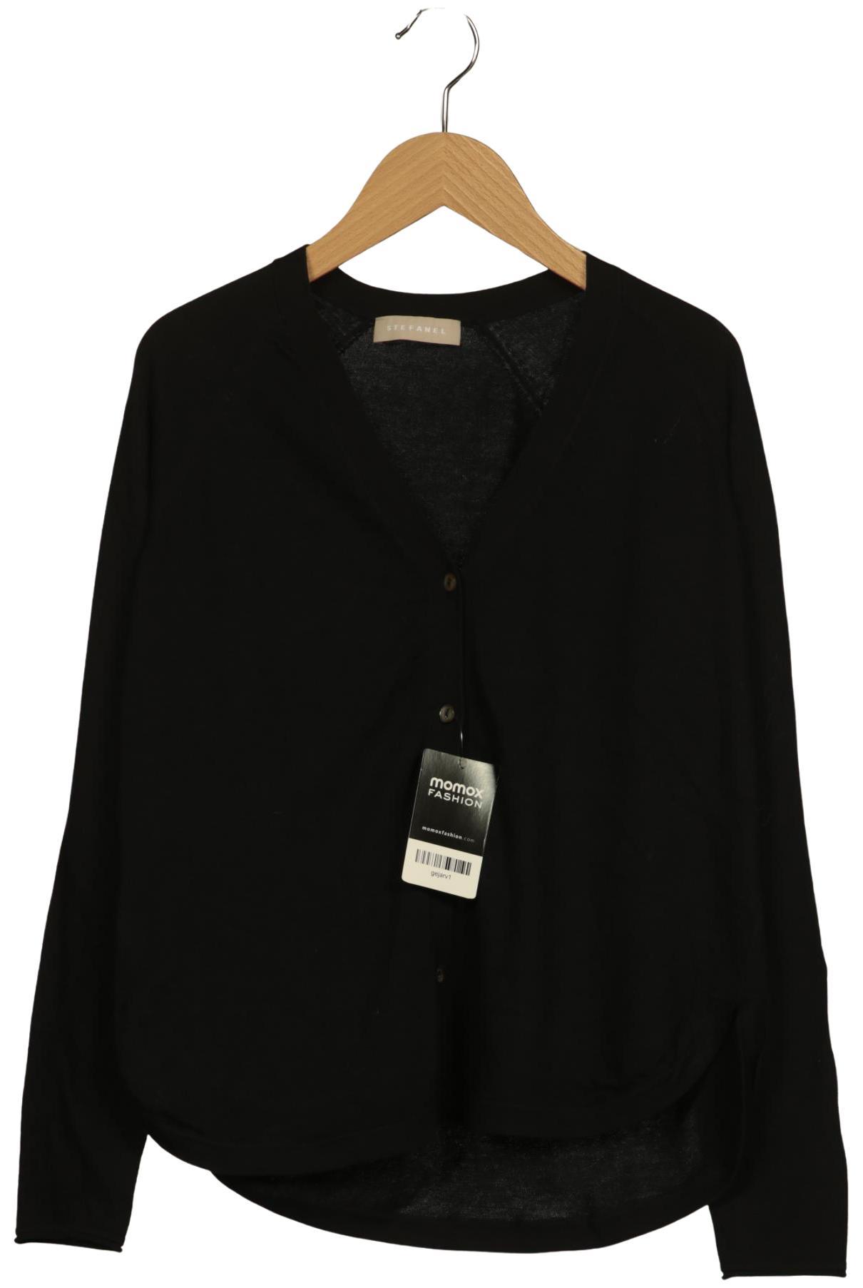 

Stefanel Damen Strickjacke, schwarz, Gr. 36