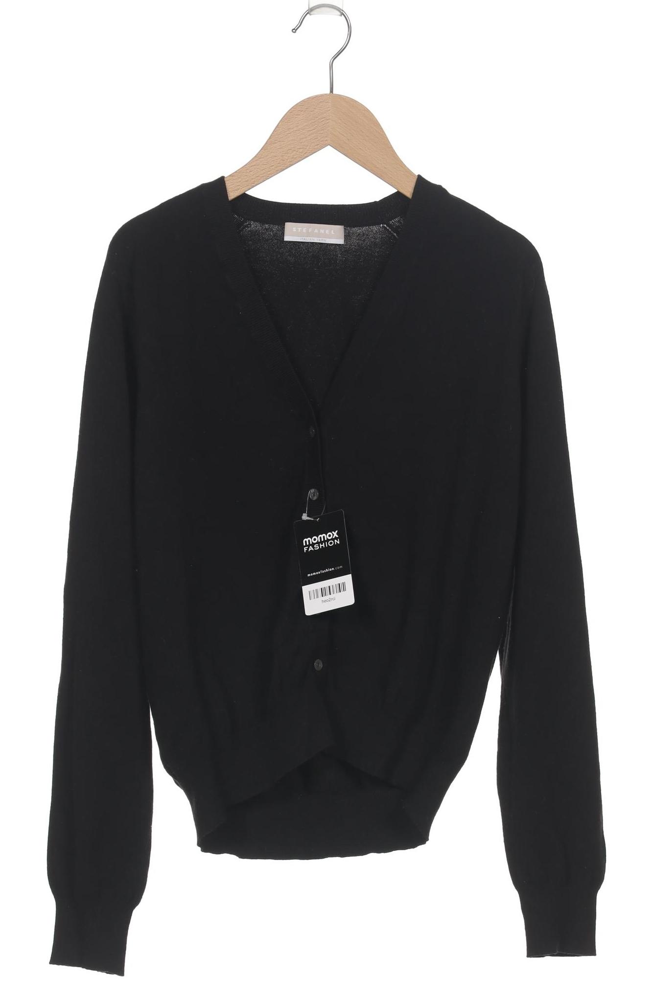 

Stefanel Damen Strickjacke, schwarz, Gr. 38