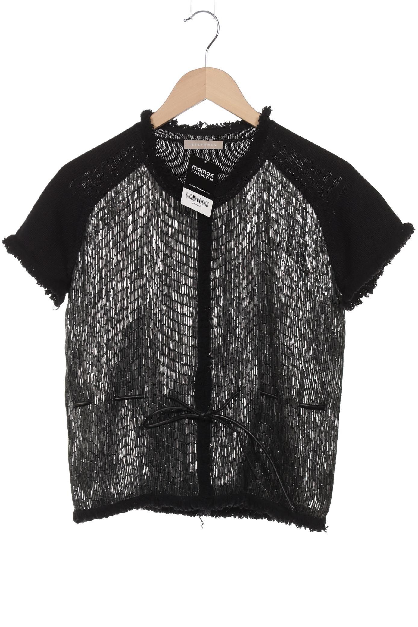 

Stefanel Damen Strickjacke, schwarz, Gr. 42