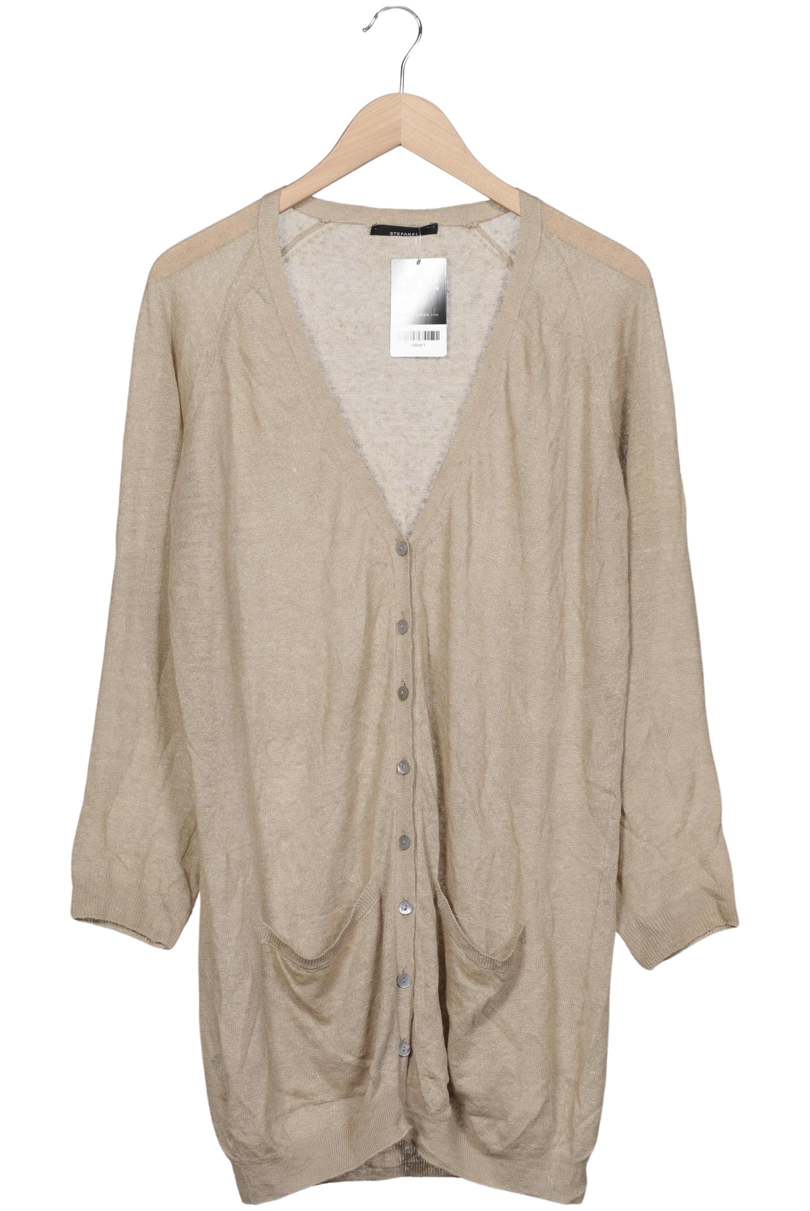 

Stefanel Damen Strickjacke, beige, Gr. 36