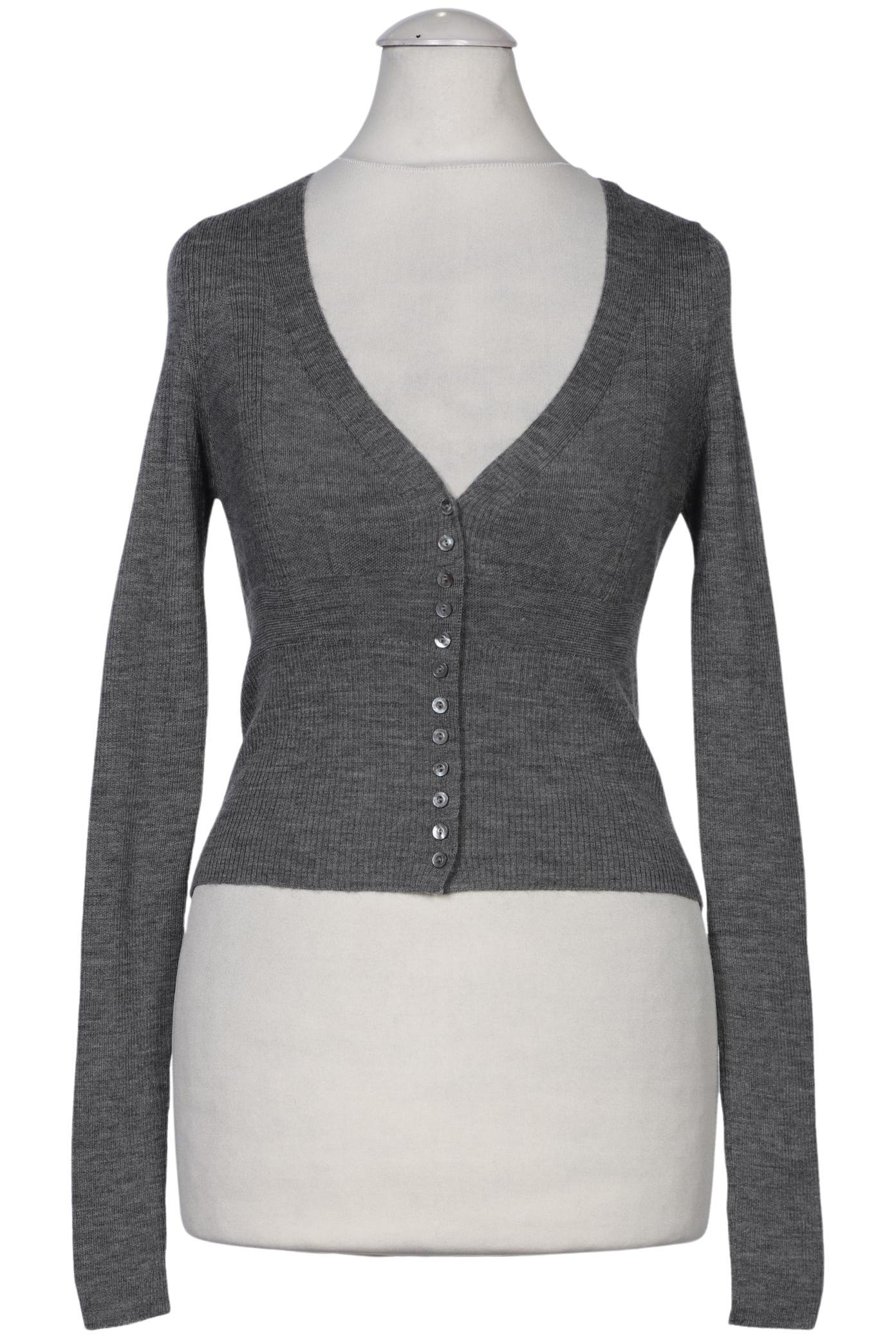 

Stefanel Damen Strickjacke, grau, Gr. 34