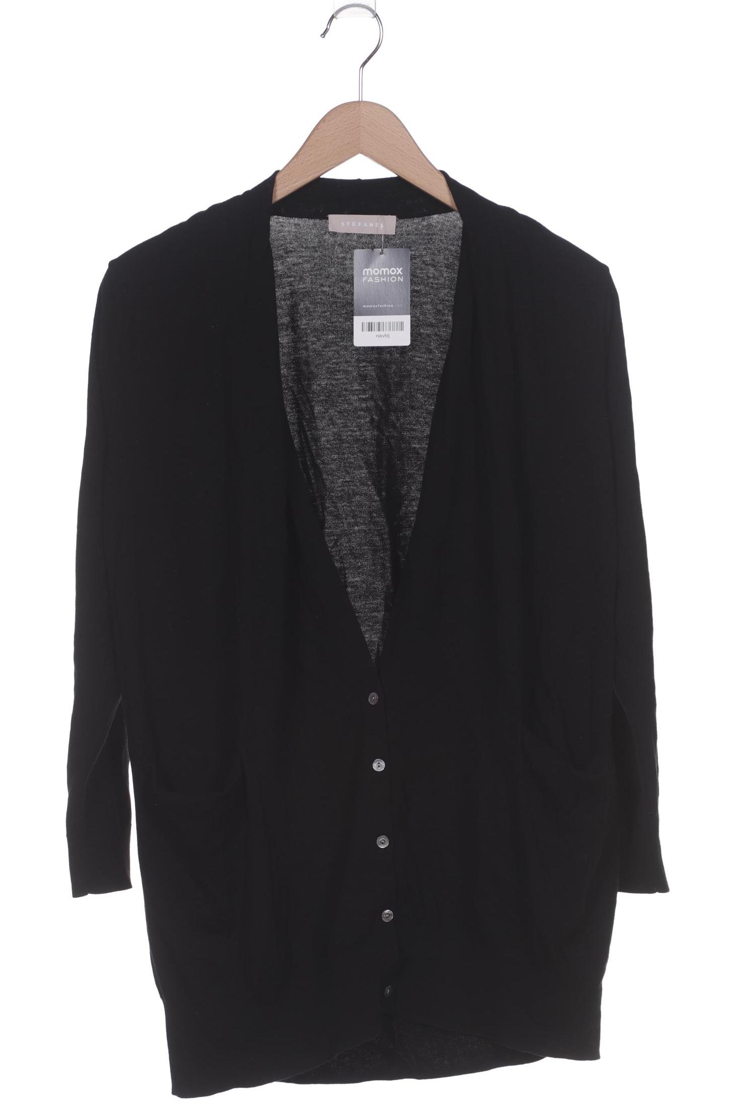 

Stefanel Damen Strickjacke, schwarz, Gr. 36