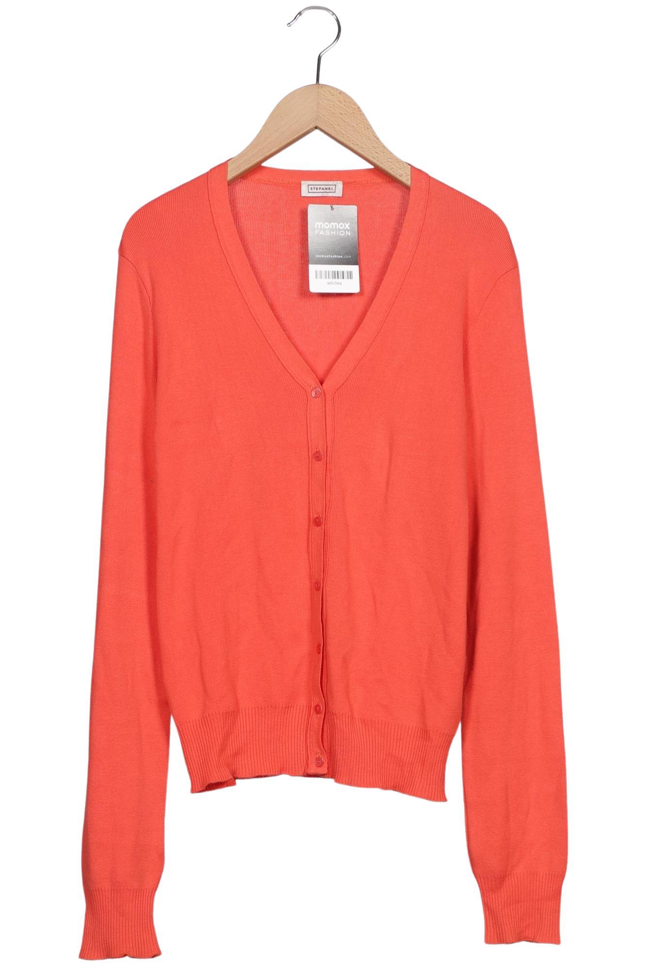 

Stefanel Damen Strickjacke, orange, Gr. 42