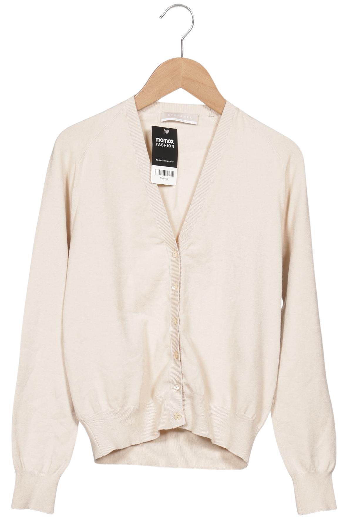 

Stefanel Damen Strickjacke, cremeweiß, Gr. 36