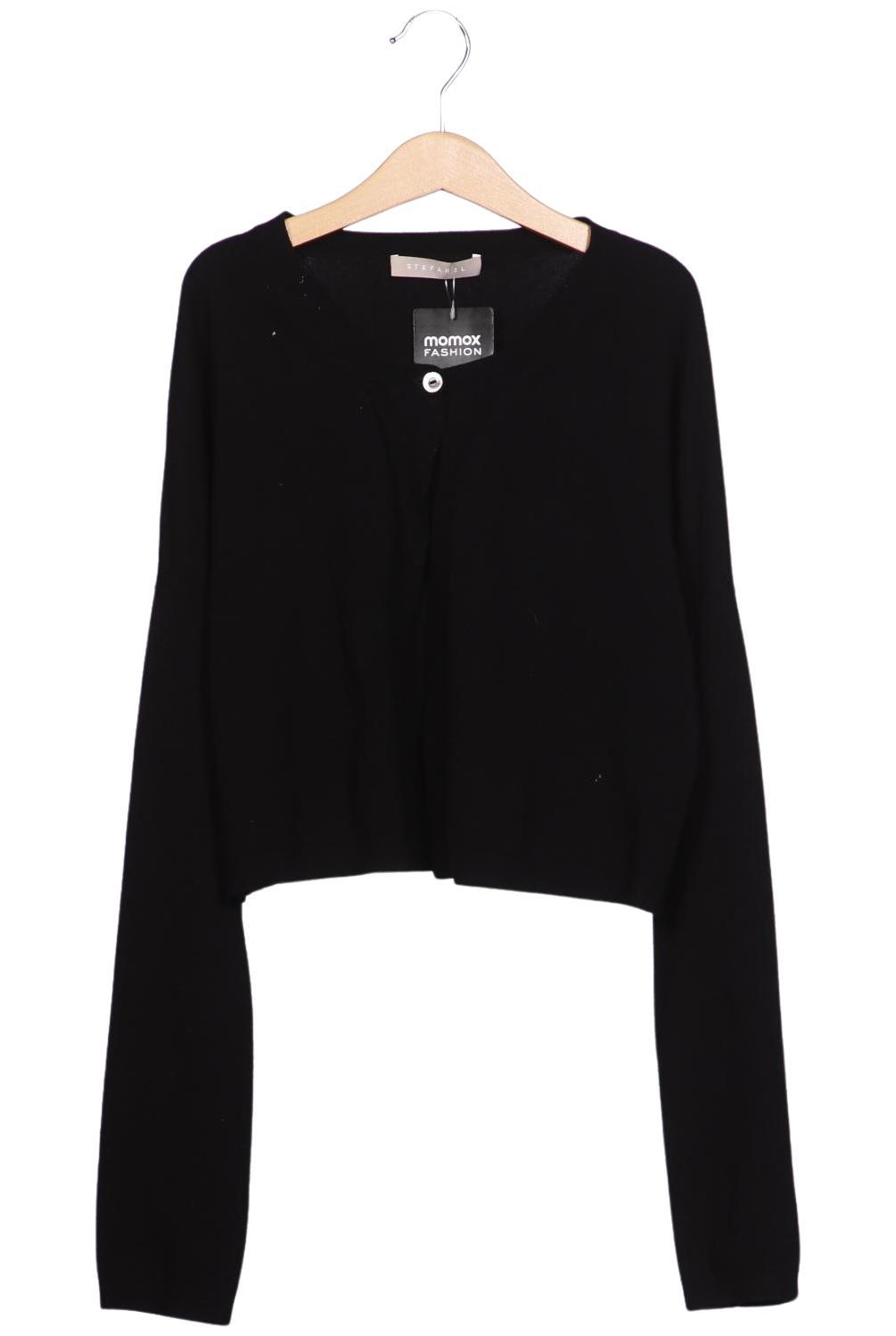 

Stefanel Damen Strickjacke, schwarz, Gr. 38