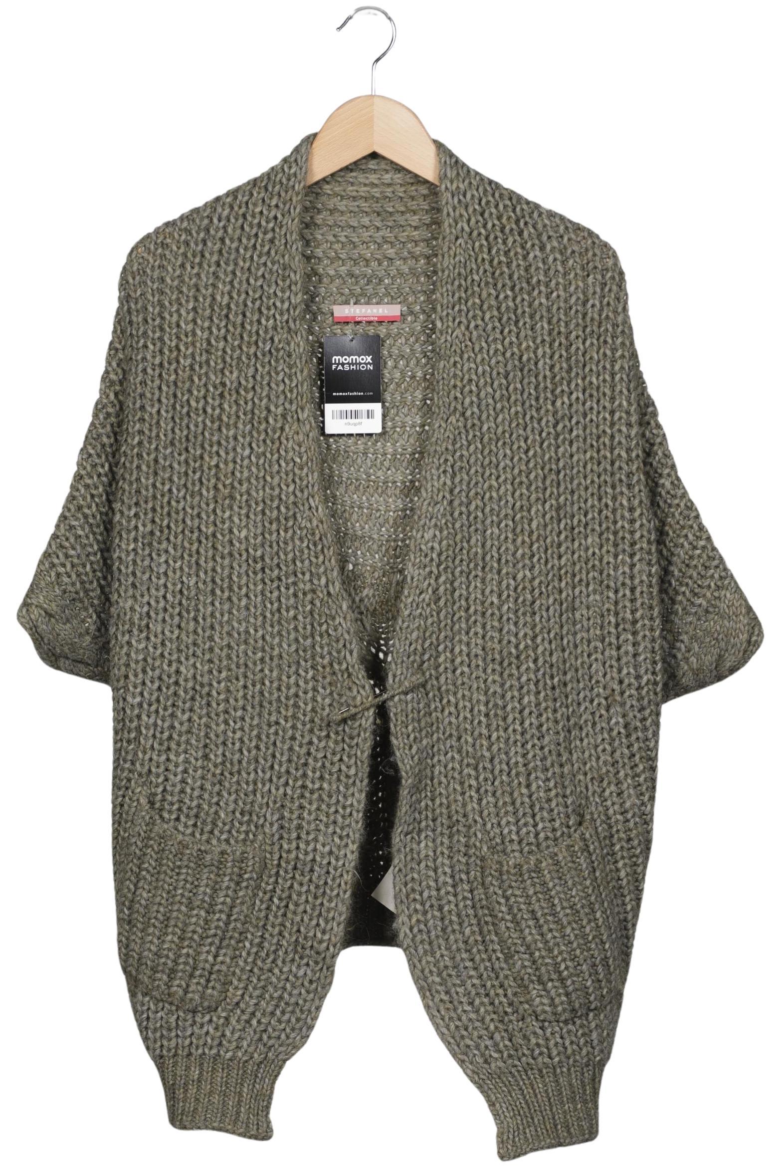 

Stefanel Damen Strickjacke, grün, Gr. 38