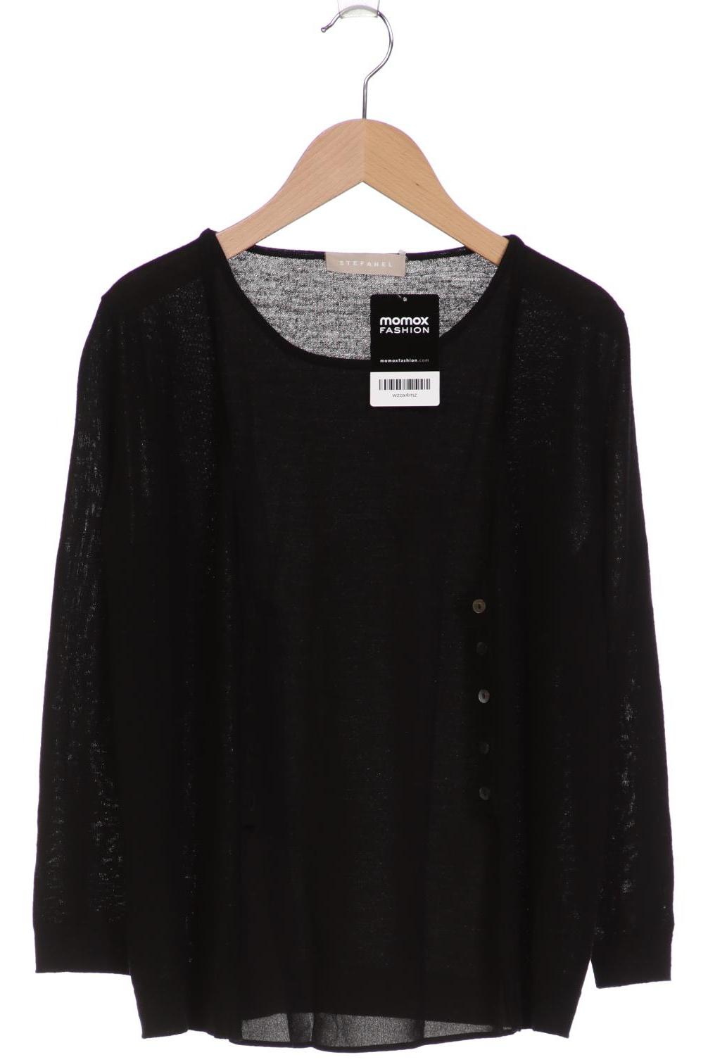 

Stefanel Damen Strickjacke, schwarz, Gr. 36