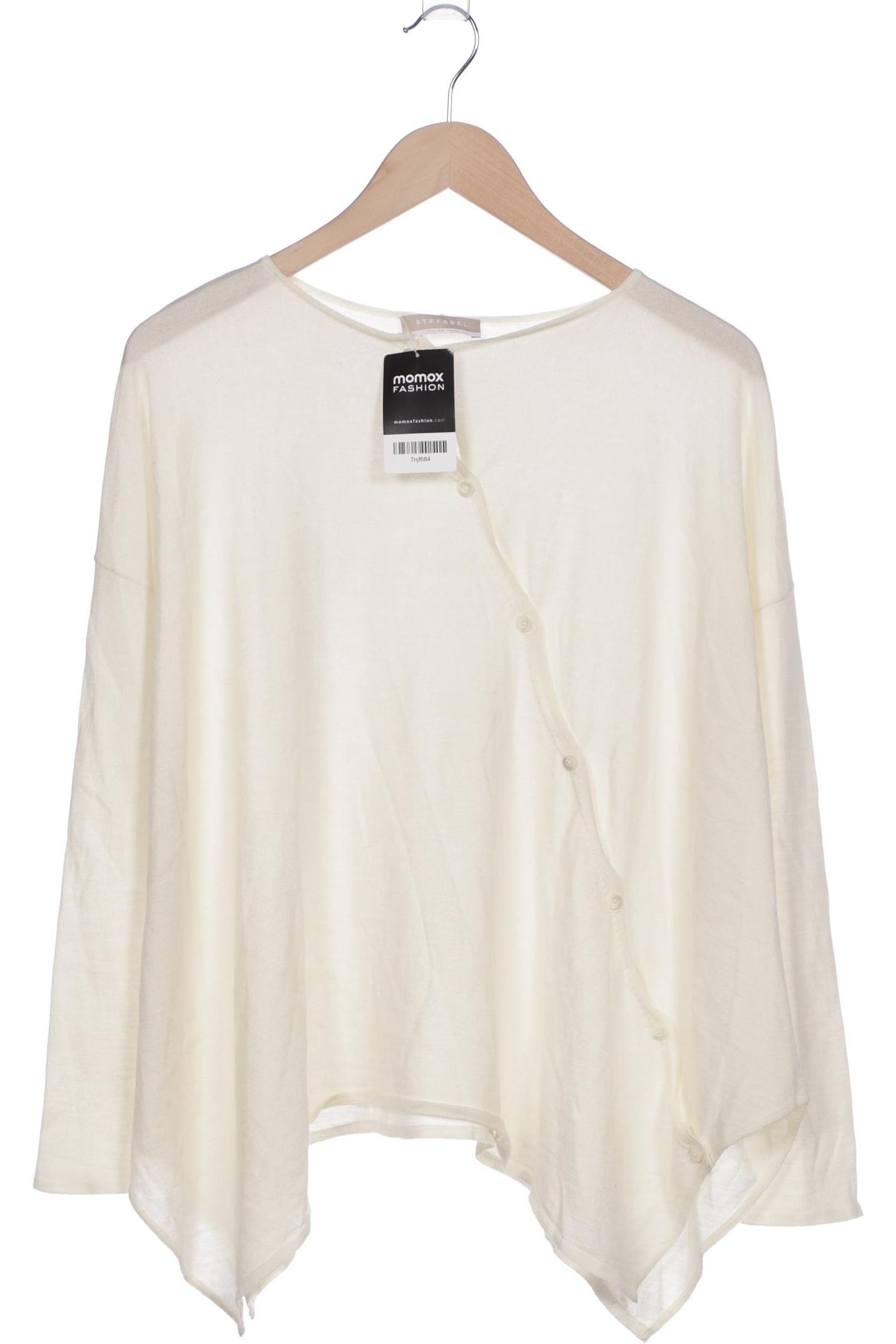 

Stefanel Damen Strickjacke, cremeweiß, Gr. 38