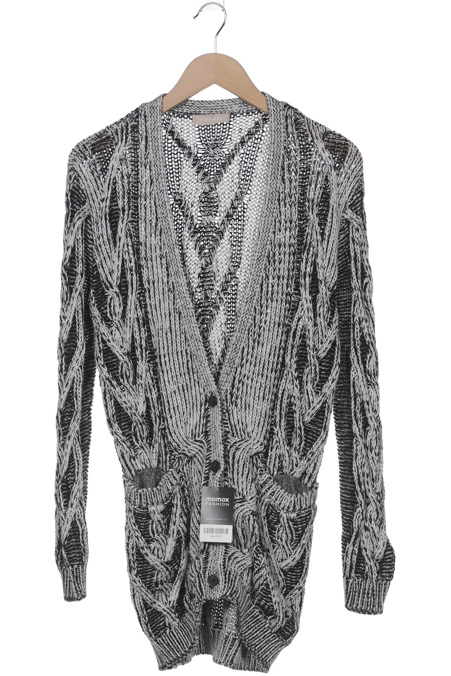 

Stefanel Damen Strickjacke, schwarz, Gr. 36