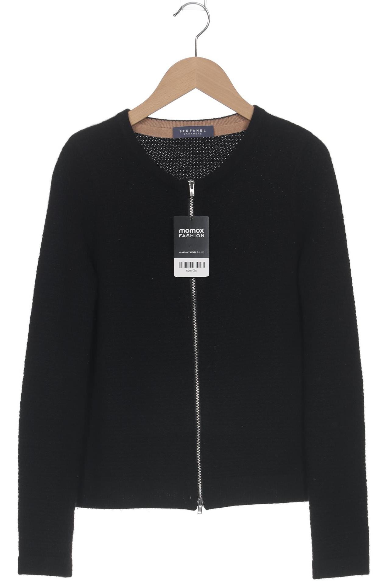 

Stefanel Damen Strickjacke, schwarz, Gr. 36