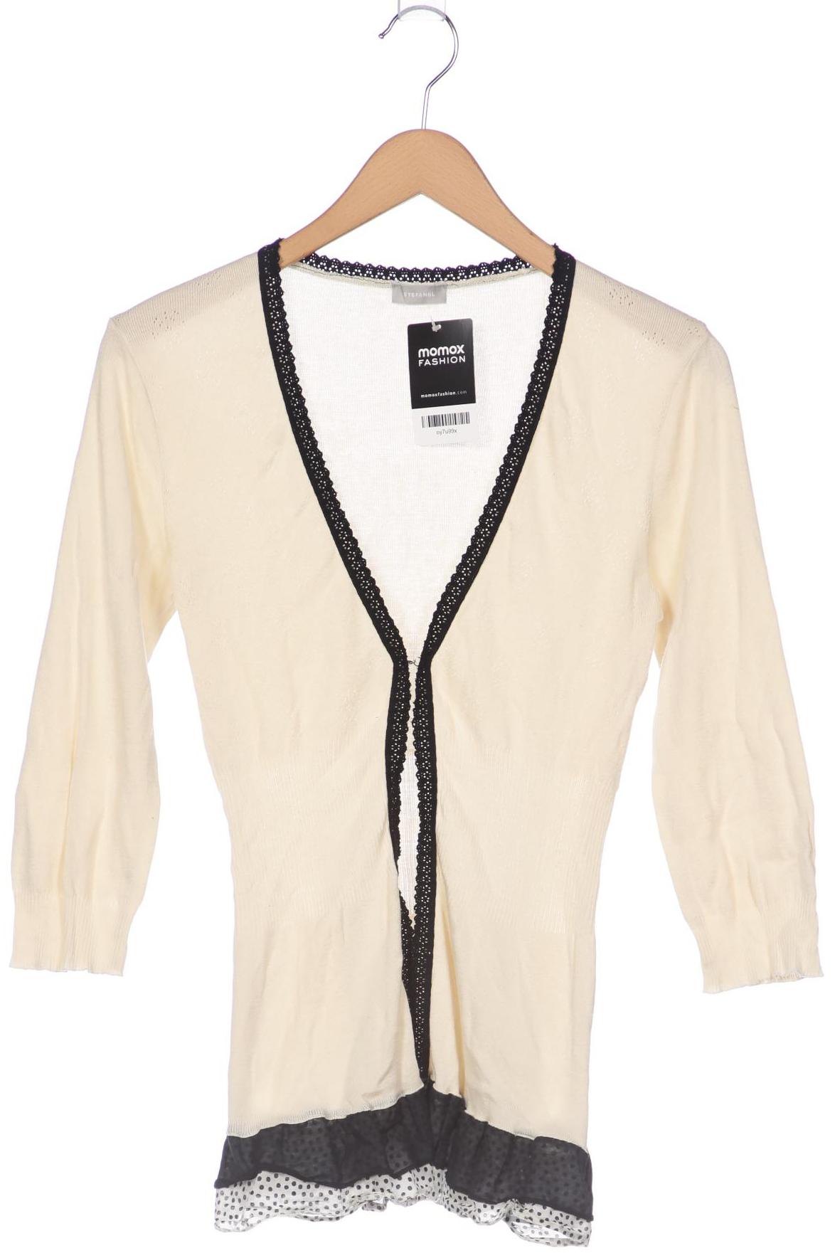

Stefanel Damen Strickjacke, cremeweiß, Gr. 34