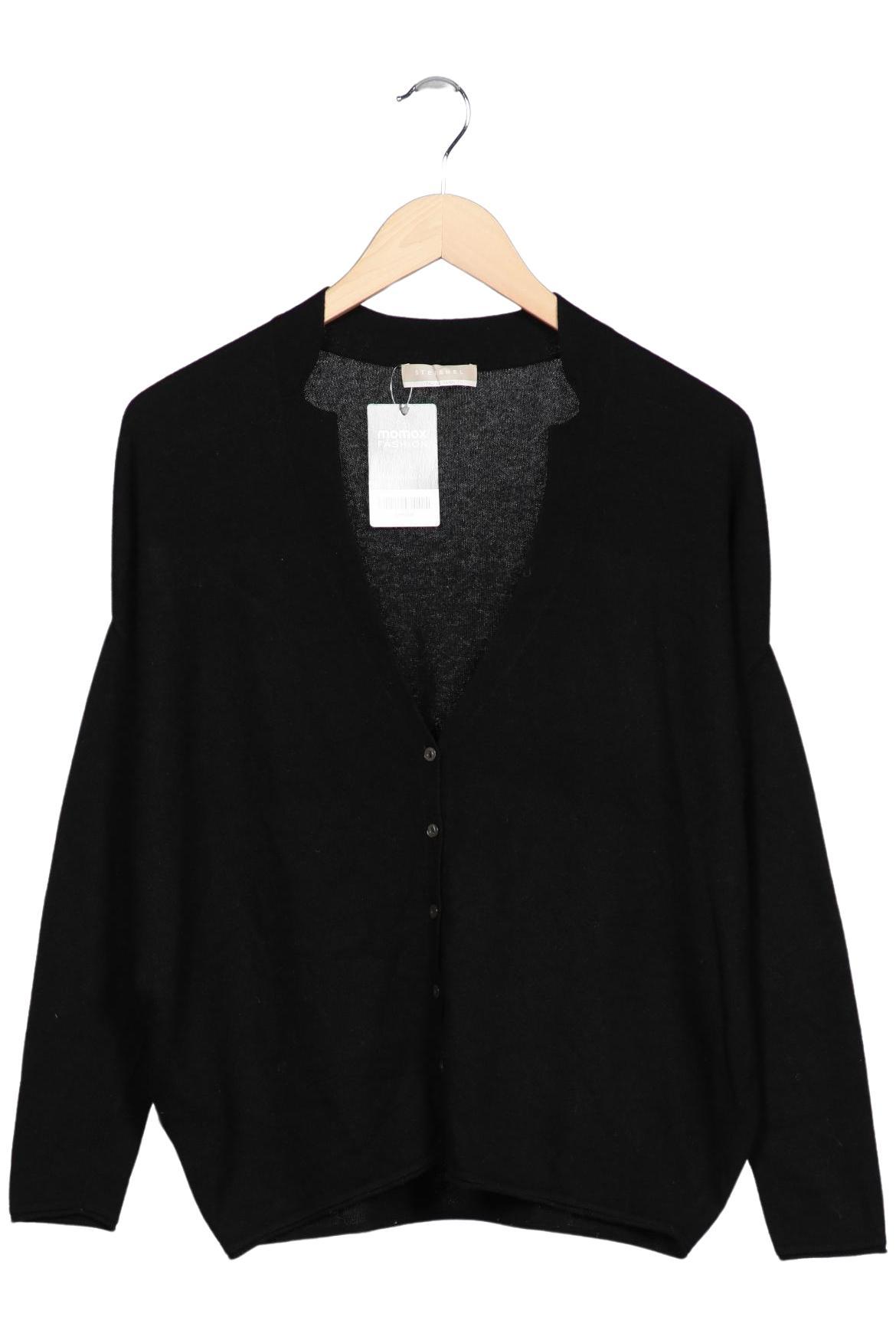 

Stefanel Damen Strickjacke, schwarz, Gr. 36