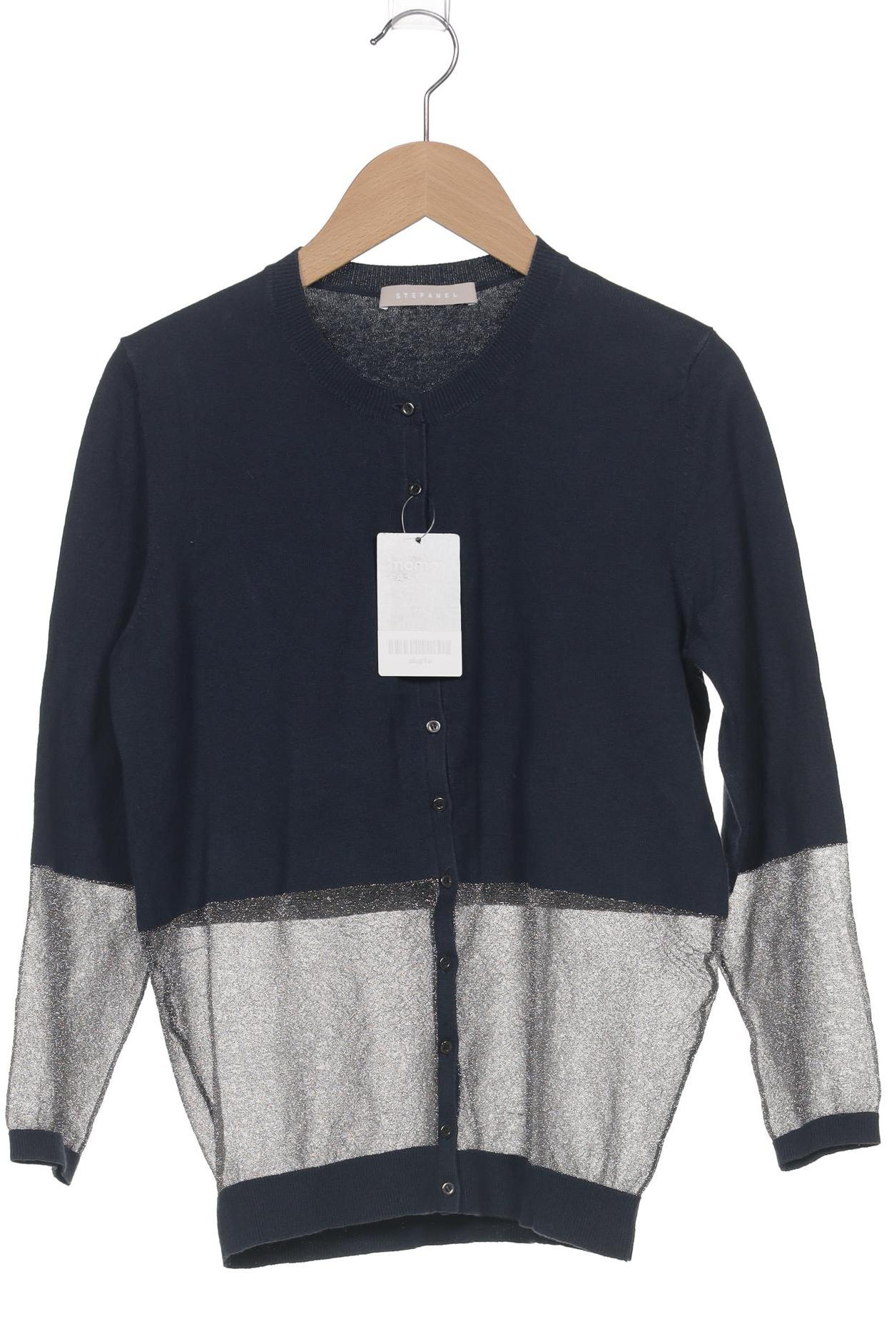 

Stefanel Damen Strickjacke, marineblau, Gr. 38