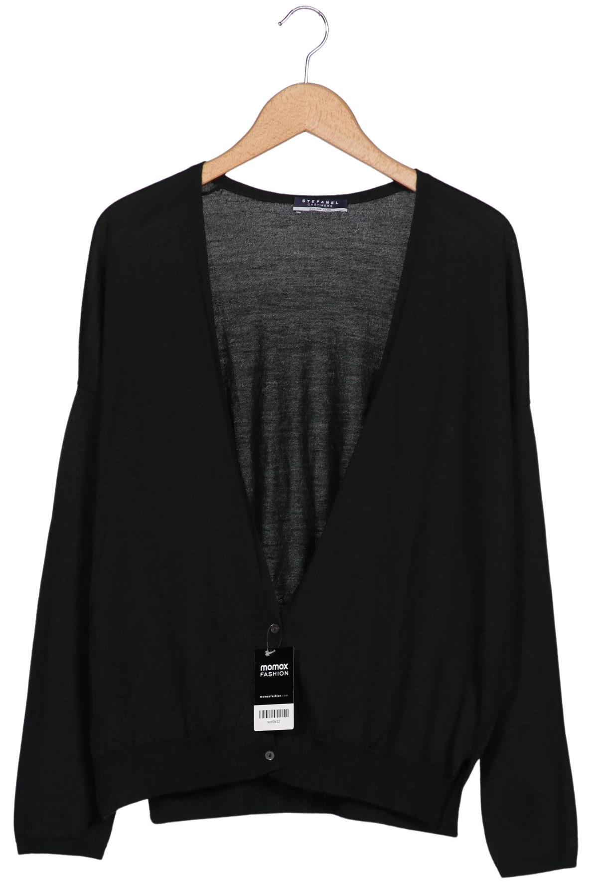 

Stefanel Damen Strickjacke, schwarz, Gr. 44