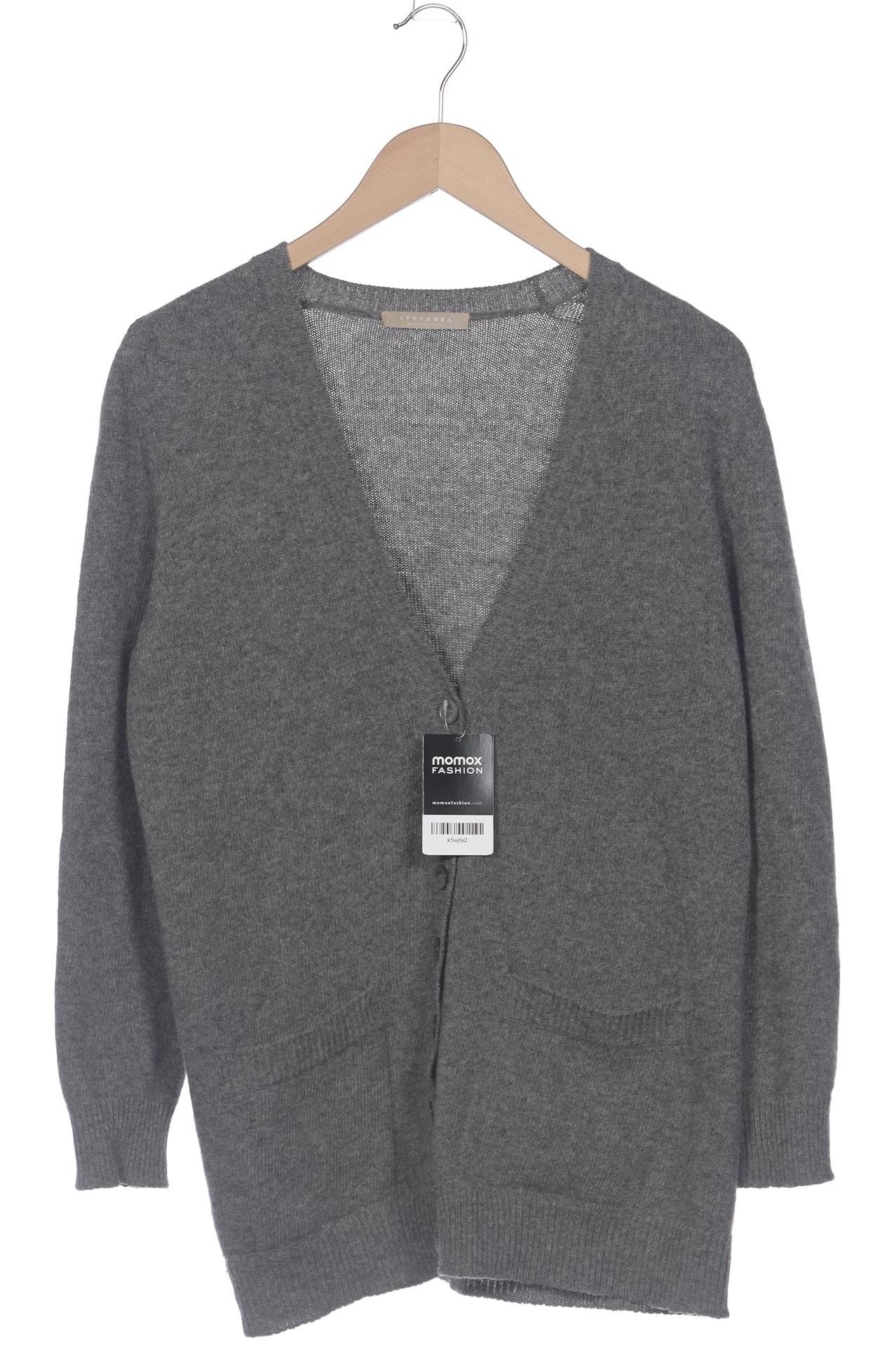 

Stefanel Damen Strickjacke, grau, Gr. 36