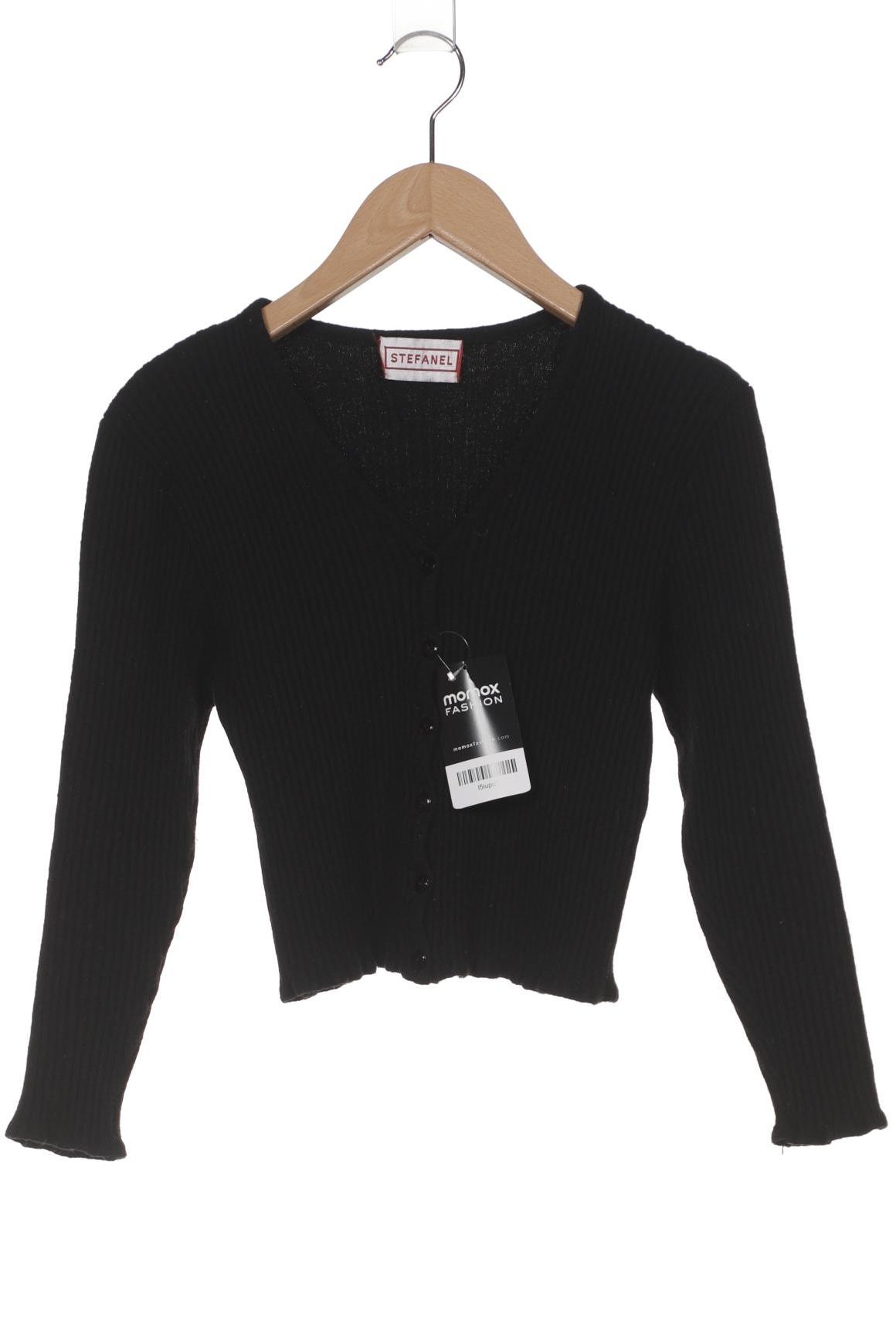 

Stefanel Damen Strickjacke, schwarz, Gr. 30