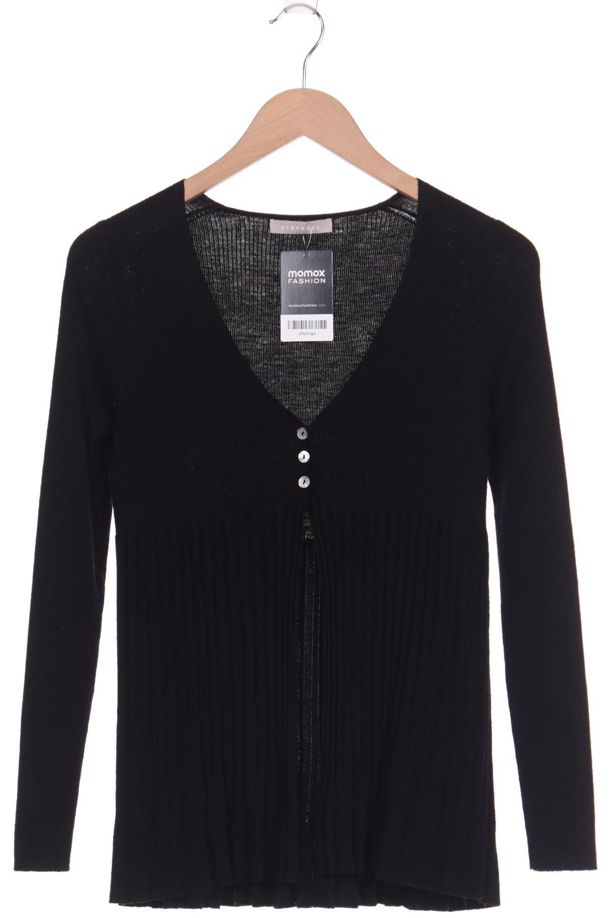 

Stefanel Damen Strickjacke, schwarz, Gr. 38