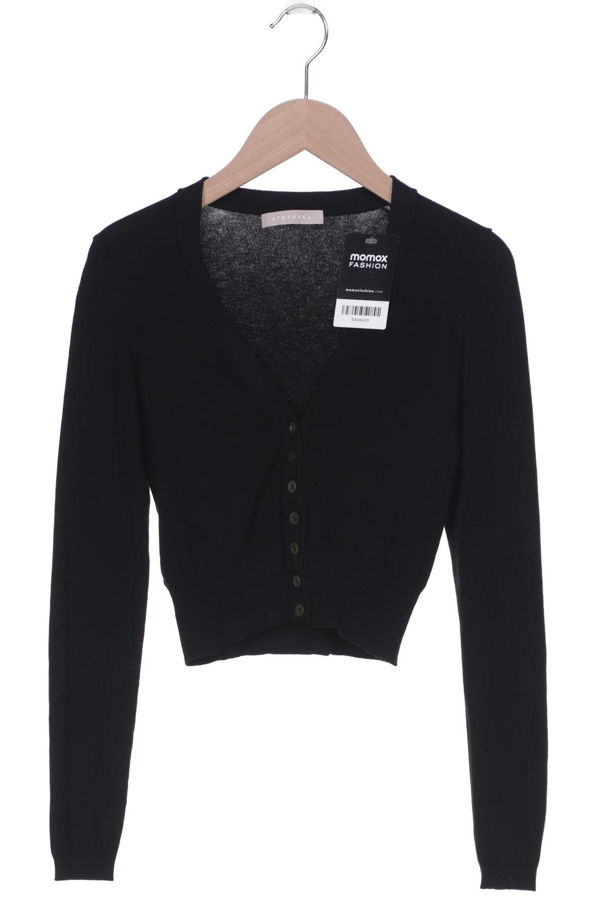 

Stefanel Damen Strickjacke, schwarz, Gr. 38