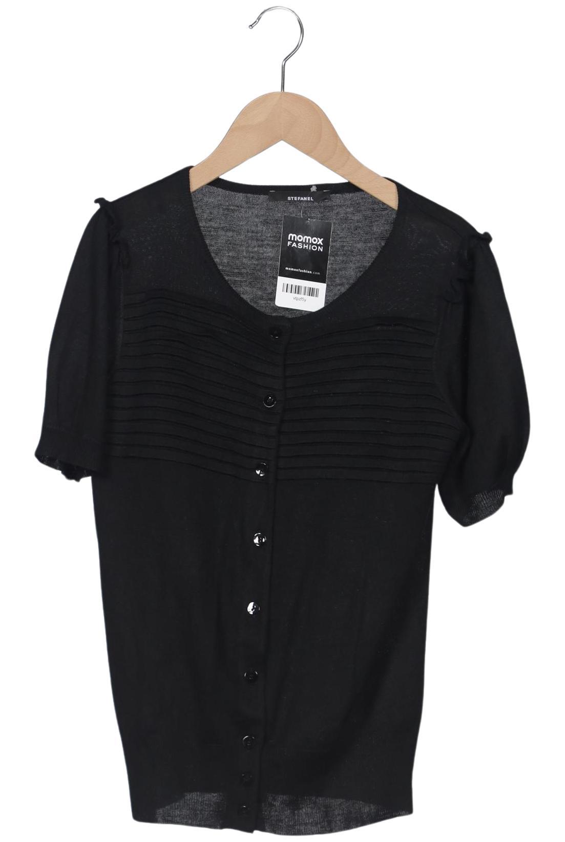 

Stefanel Damen Strickjacke, schwarz, Gr. 36