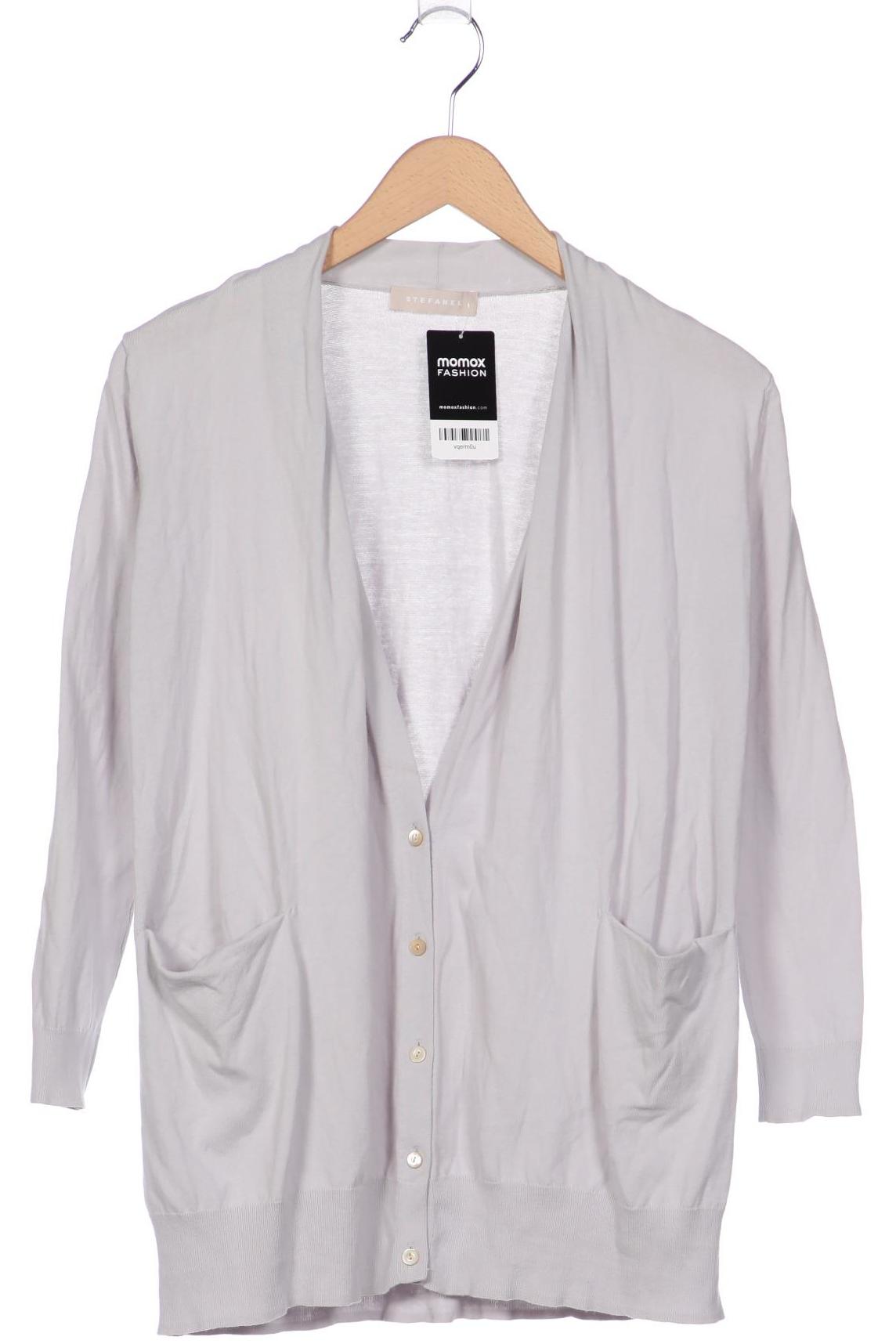 

Stefanel Damen Strickjacke, grau, Gr. 34