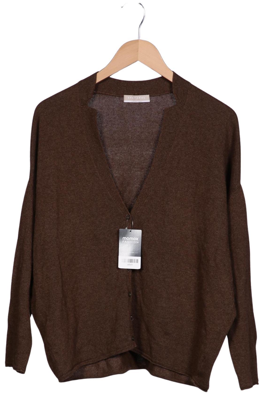 

Stefanel Damen Strickjacke, braun, Gr. 36