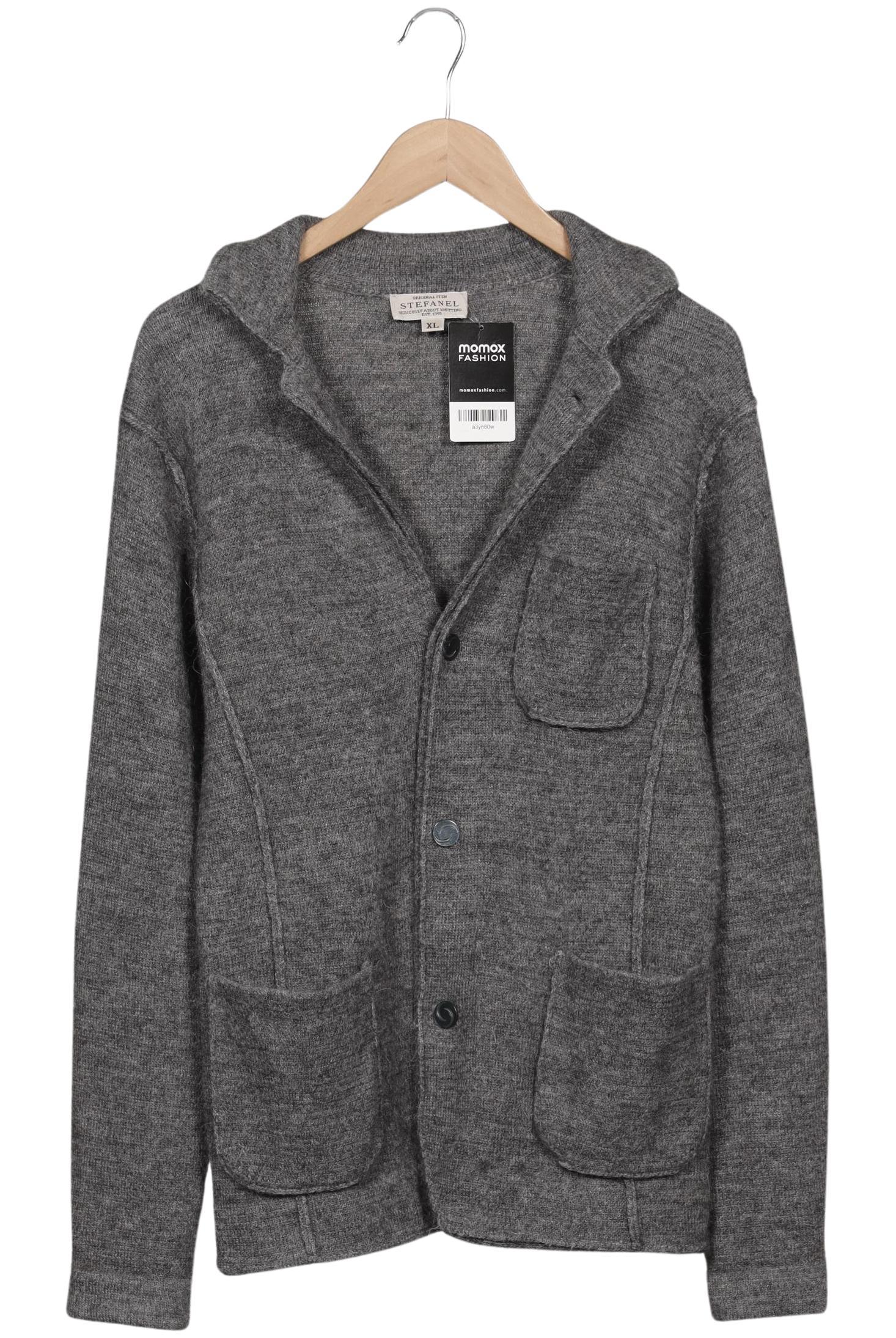 

Stefanel Damen Strickjacke, grau, Gr. 44