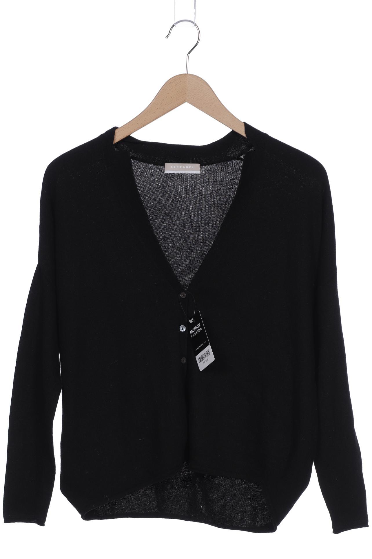 

Stefanel Damen Strickjacke, schwarz, Gr. 34