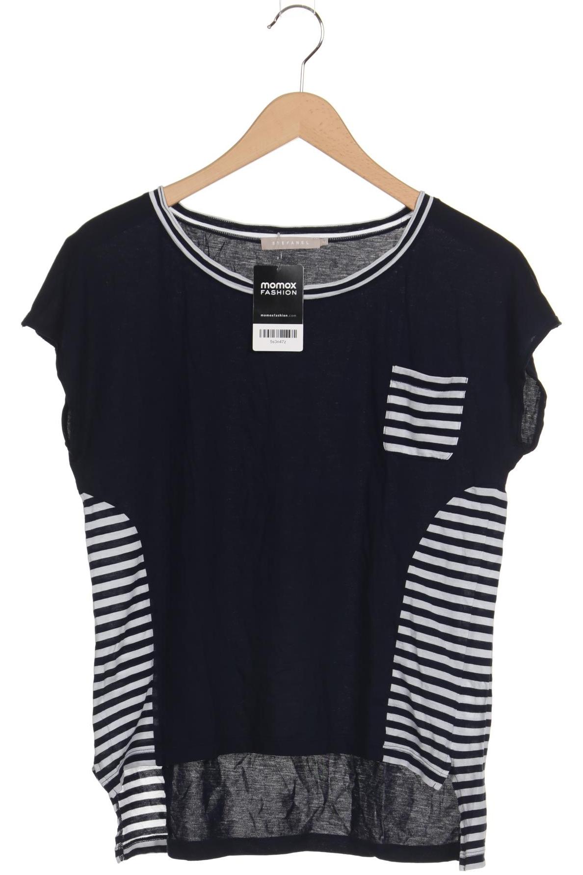 

Stefanel Damen T-Shirt, marineblau, Gr. 34