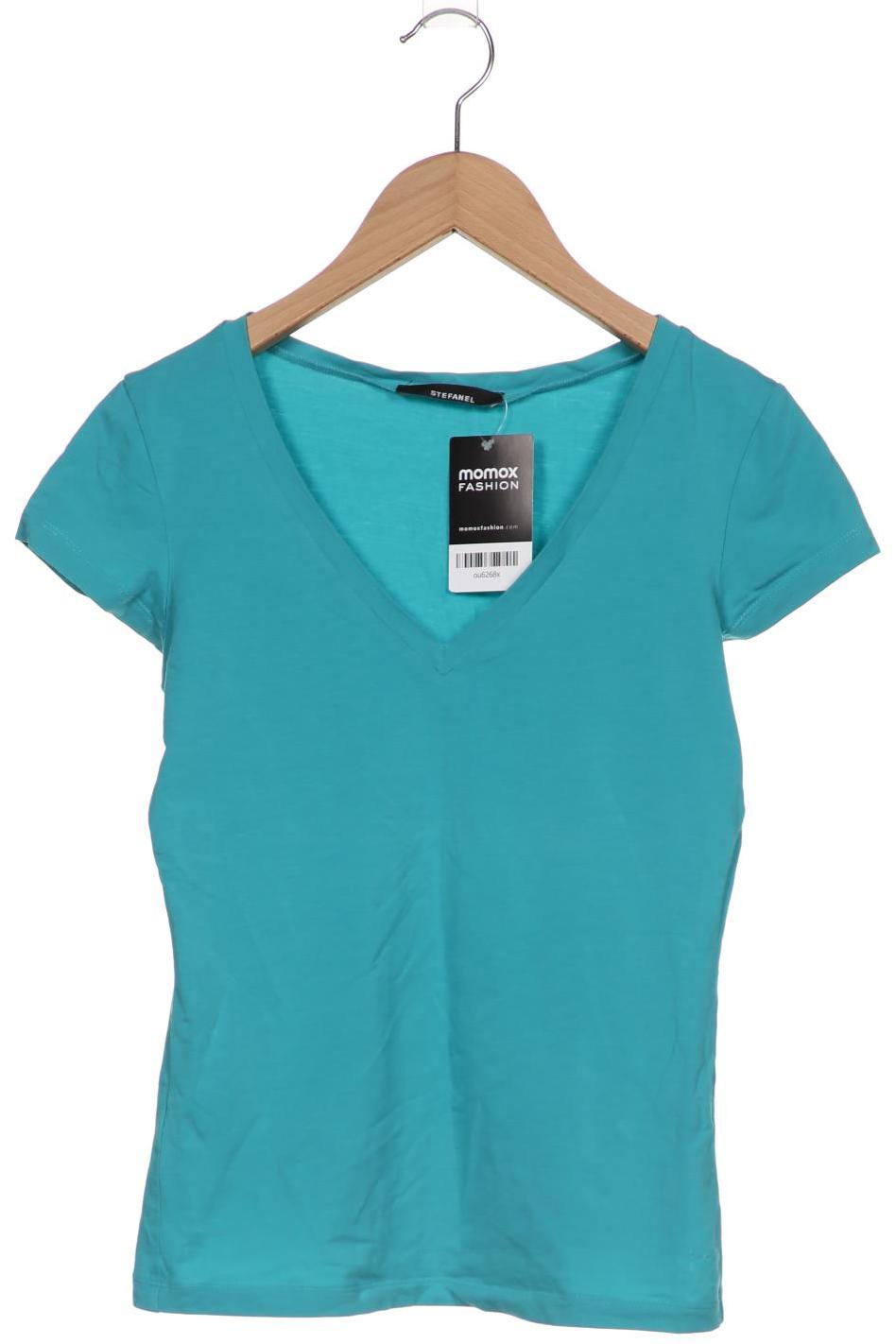 

Stefanel Damen T-Shirt, türkis, Gr. 38