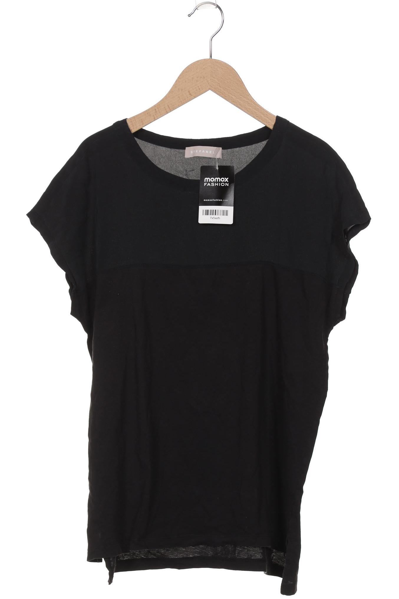 

Stefanel Damen T-Shirt, schwarz, Gr. 42