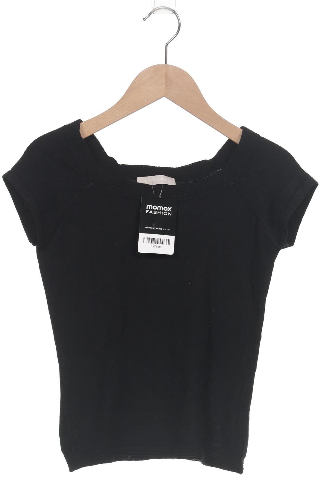 

Stefanel Damen T-Shirt, schwarz, Gr. 36