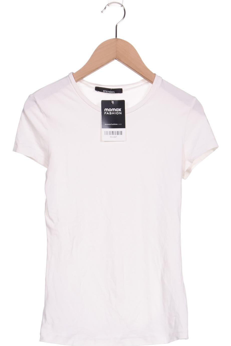 

Stefanel Damen T-Shirt, cremeweiß
