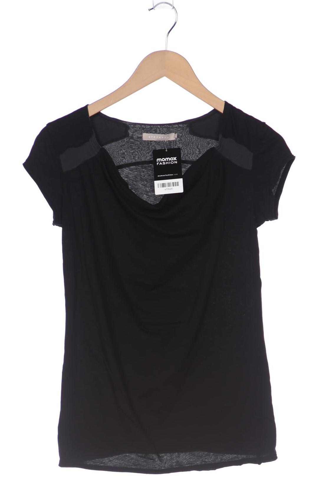 

Stefanel Damen T-Shirt, schwarz