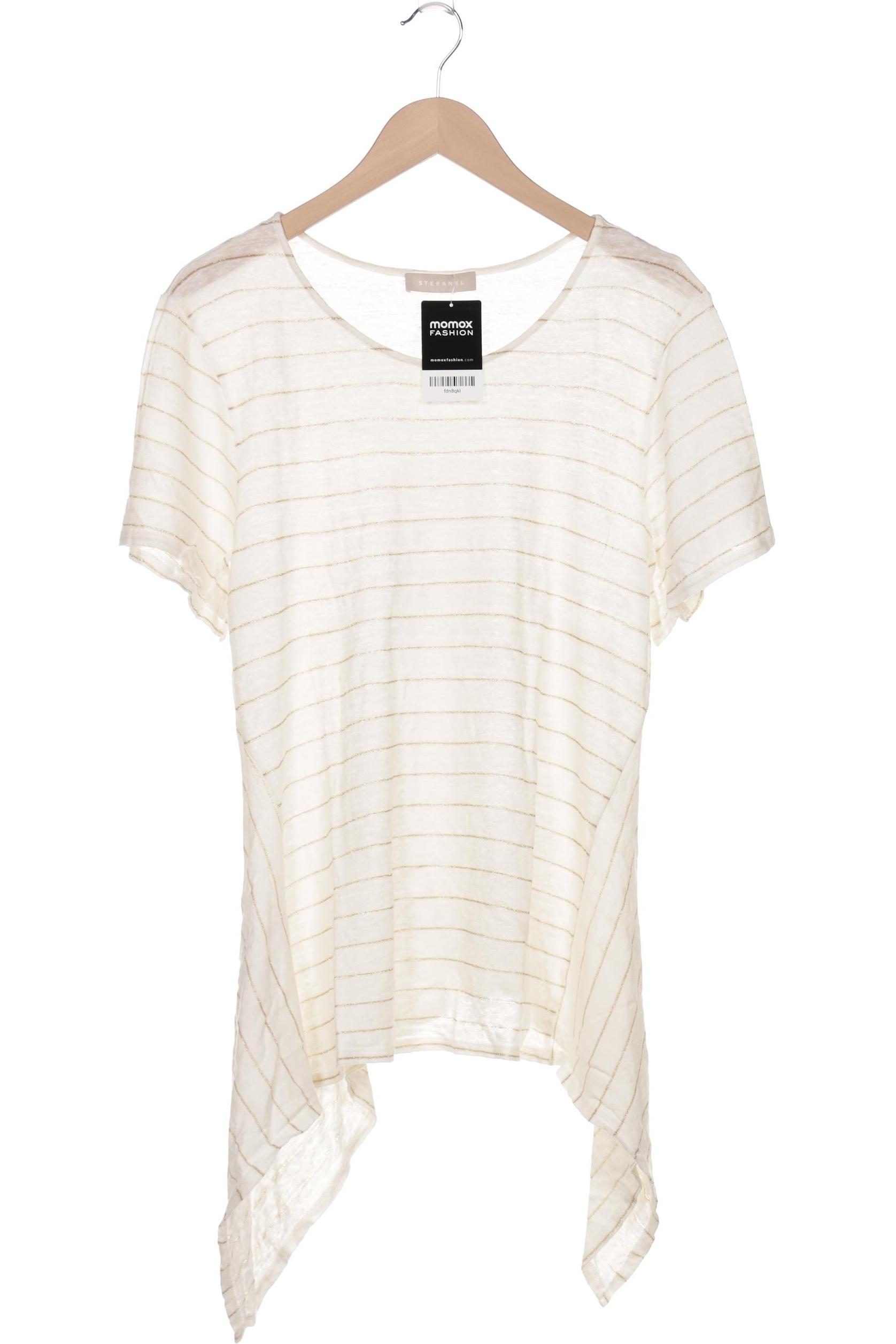 

Stefanel Damen T-Shirt, cremeweiß, Gr. 42