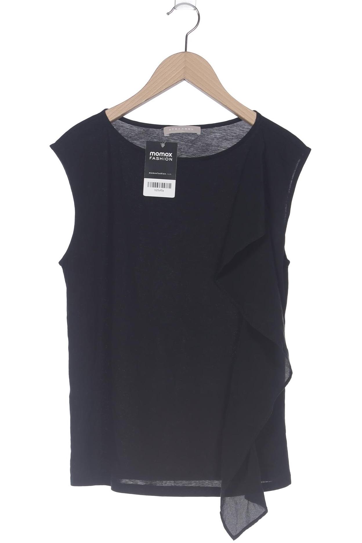 

Stefanel Damen T-Shirt, schwarz, Gr. 36