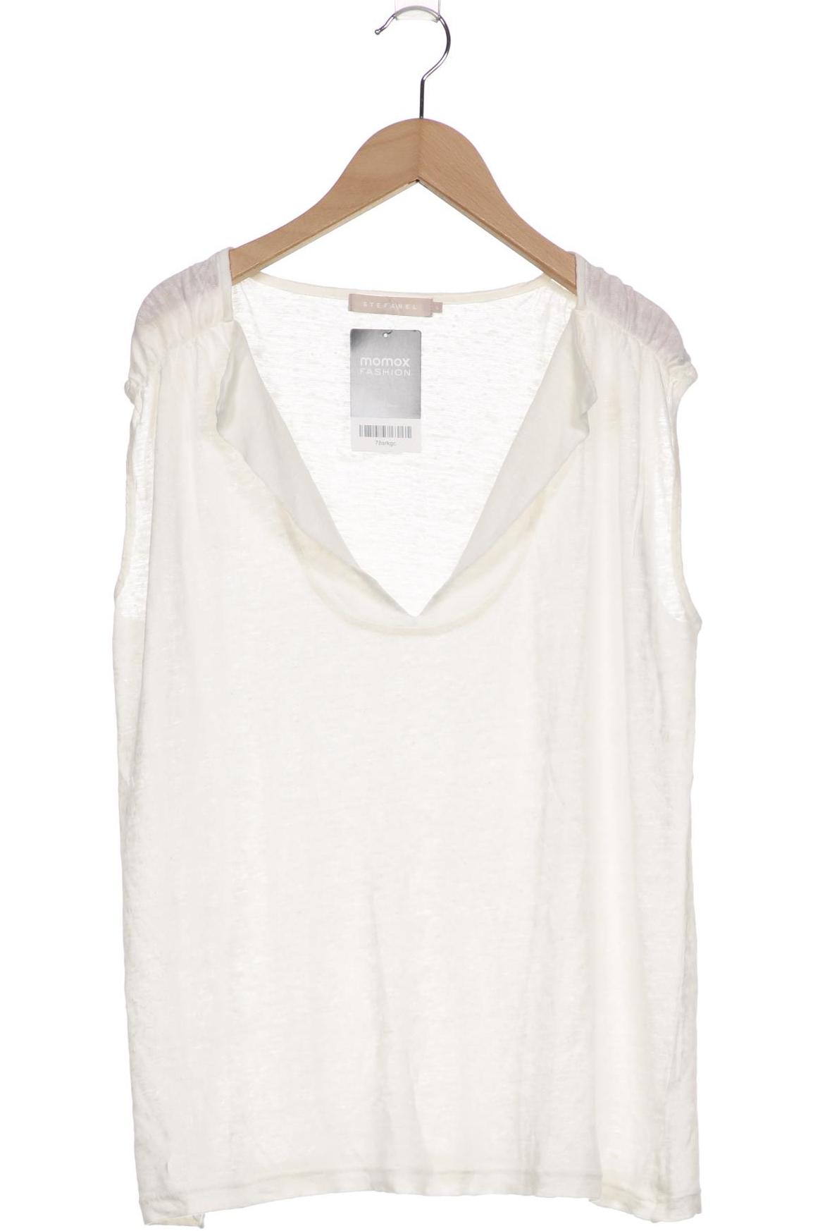 

Stefanel Damen T-Shirt, cremeweiß, Gr. 42