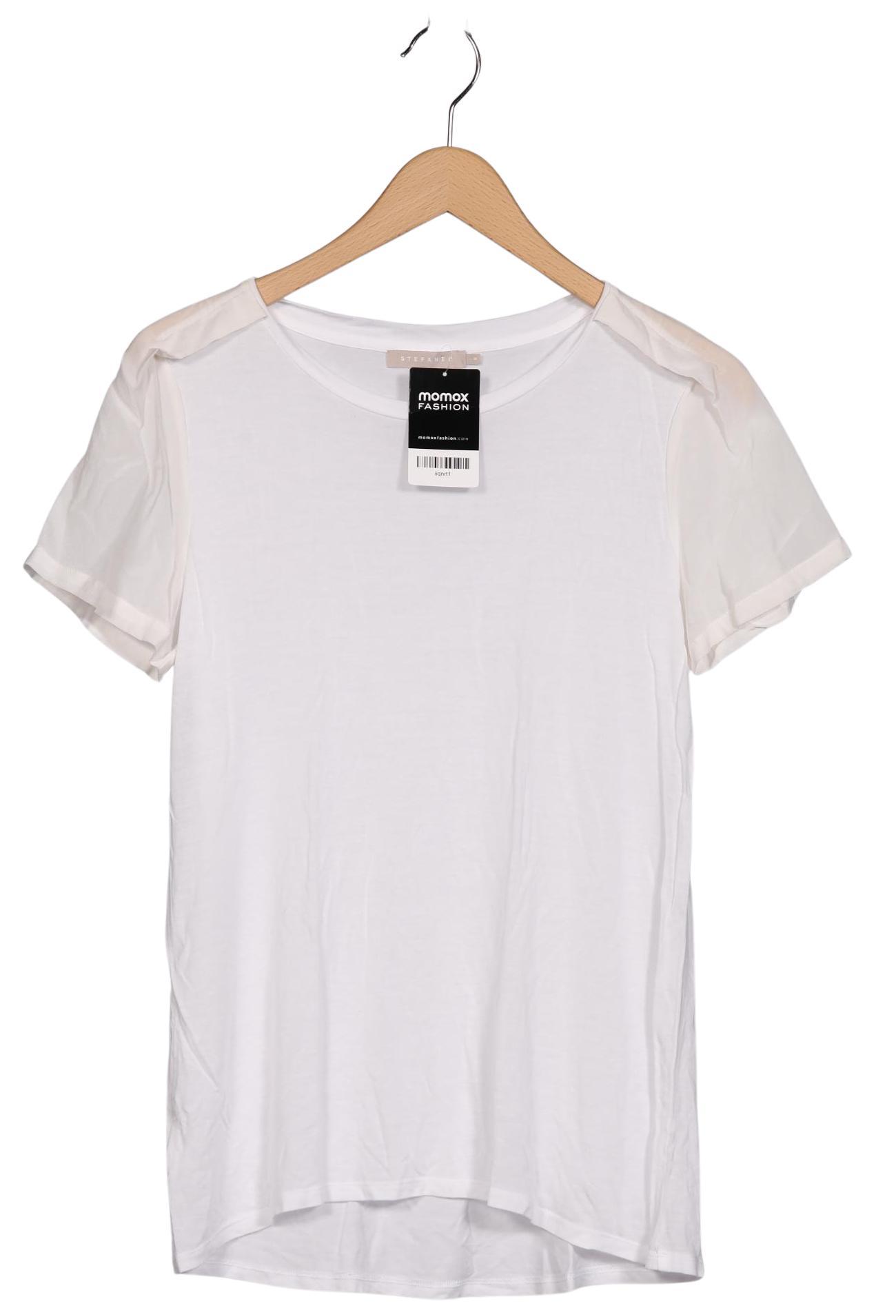 

Stefanel Damen T-Shirt, weiß, Gr. 38