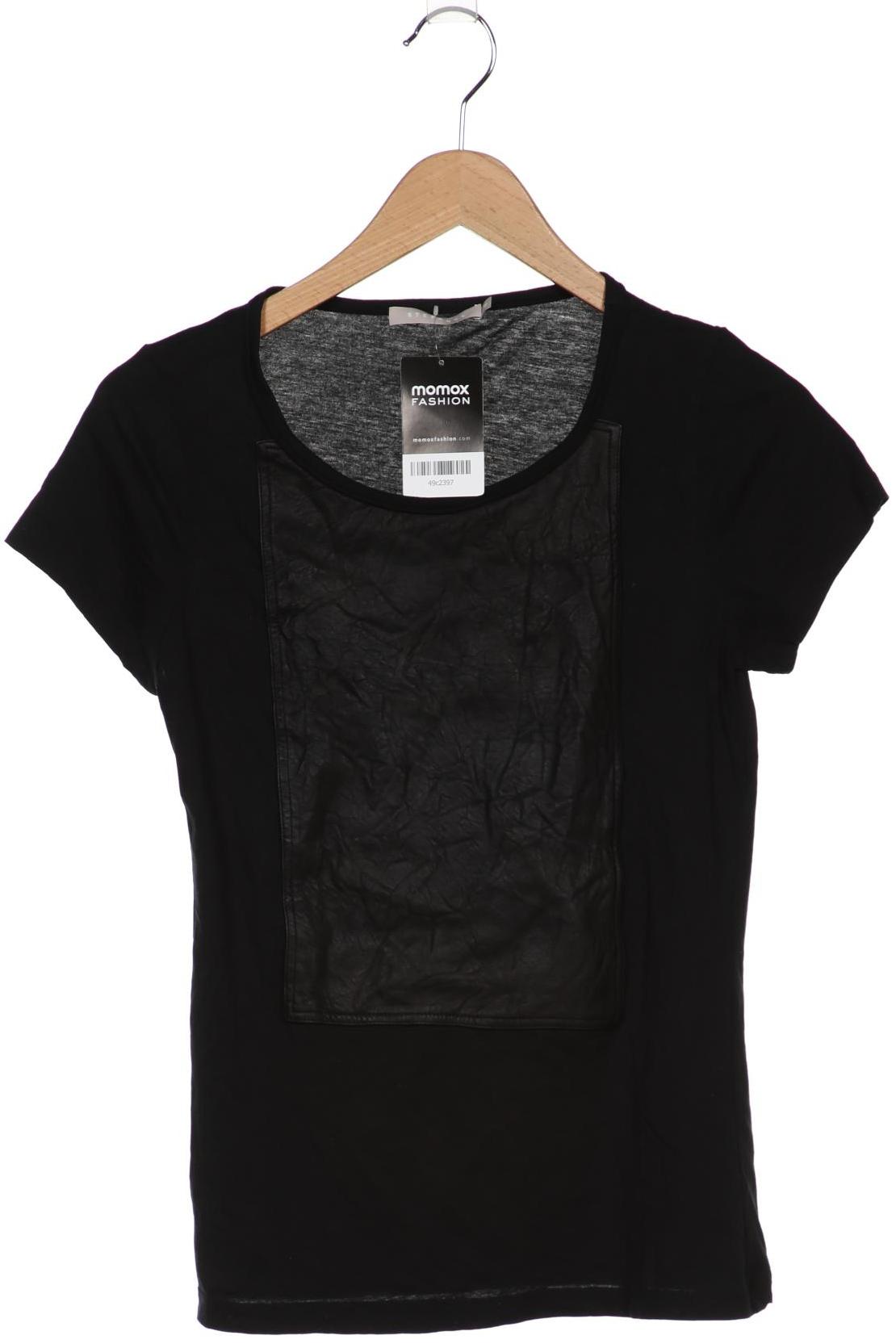 

Stefanel Damen T-Shirt, schwarz, Gr. 34