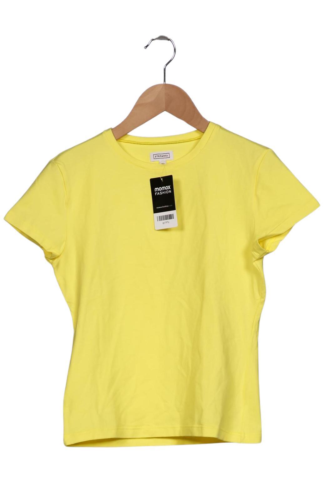

Stefanel Damen T-Shirt, gelb, Gr. 38