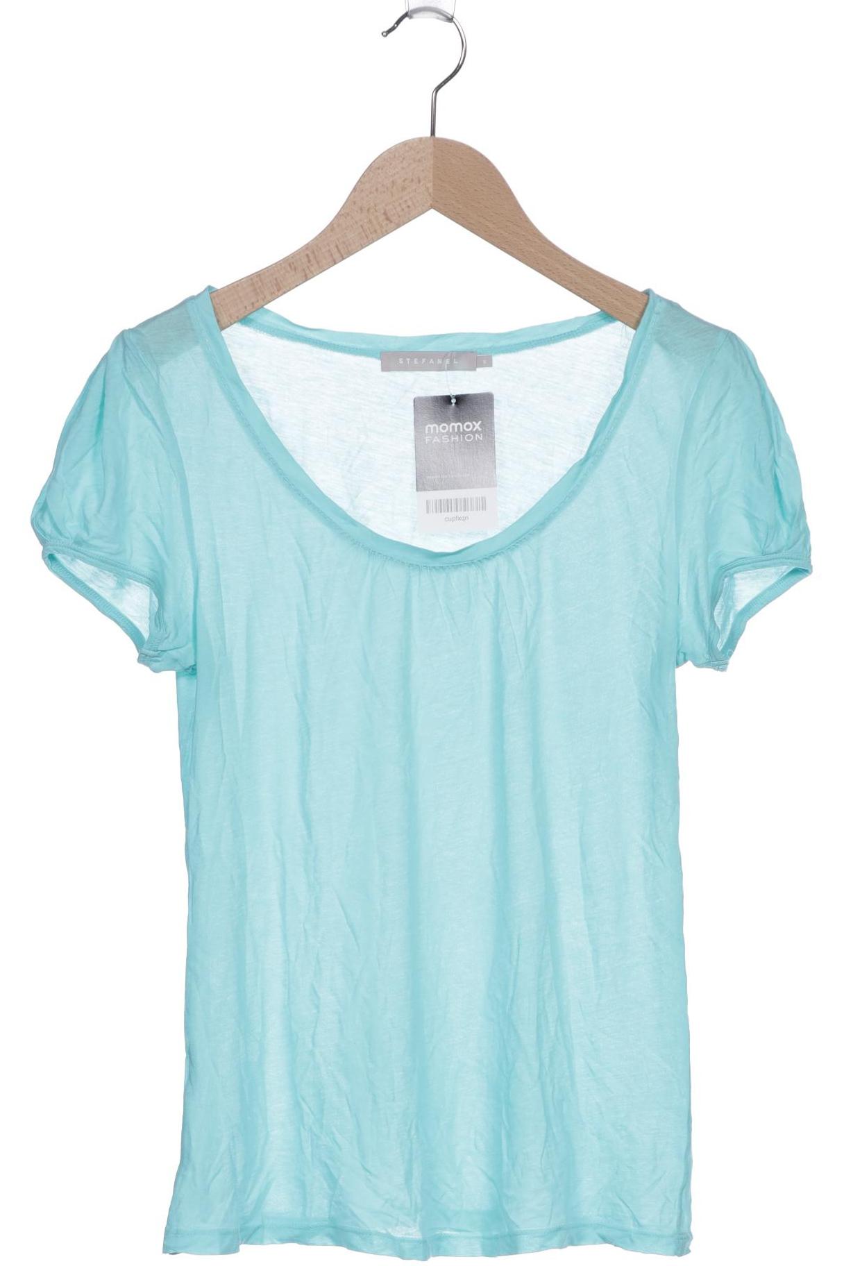 

Stefanel Damen T-Shirt, hellblau, Gr. 36