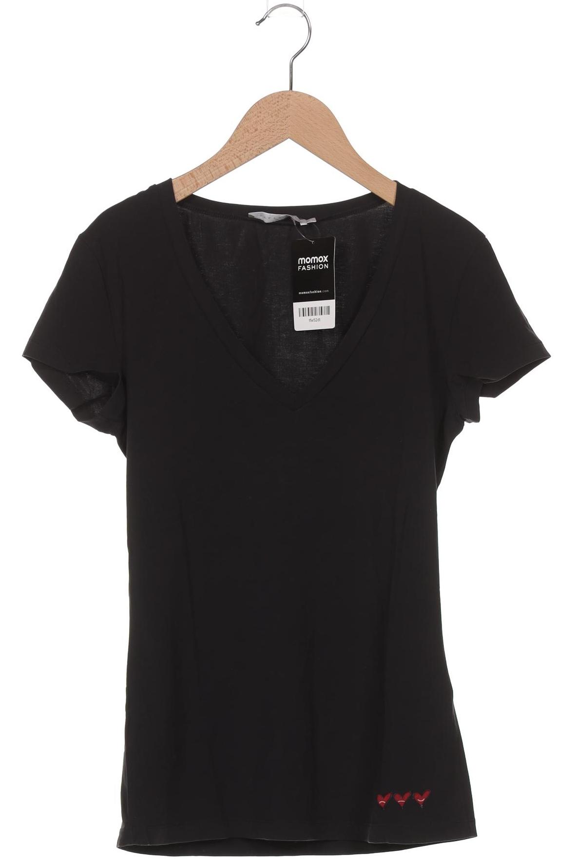 

Stefanel Damen T-Shirt, schwarz, Gr. 42