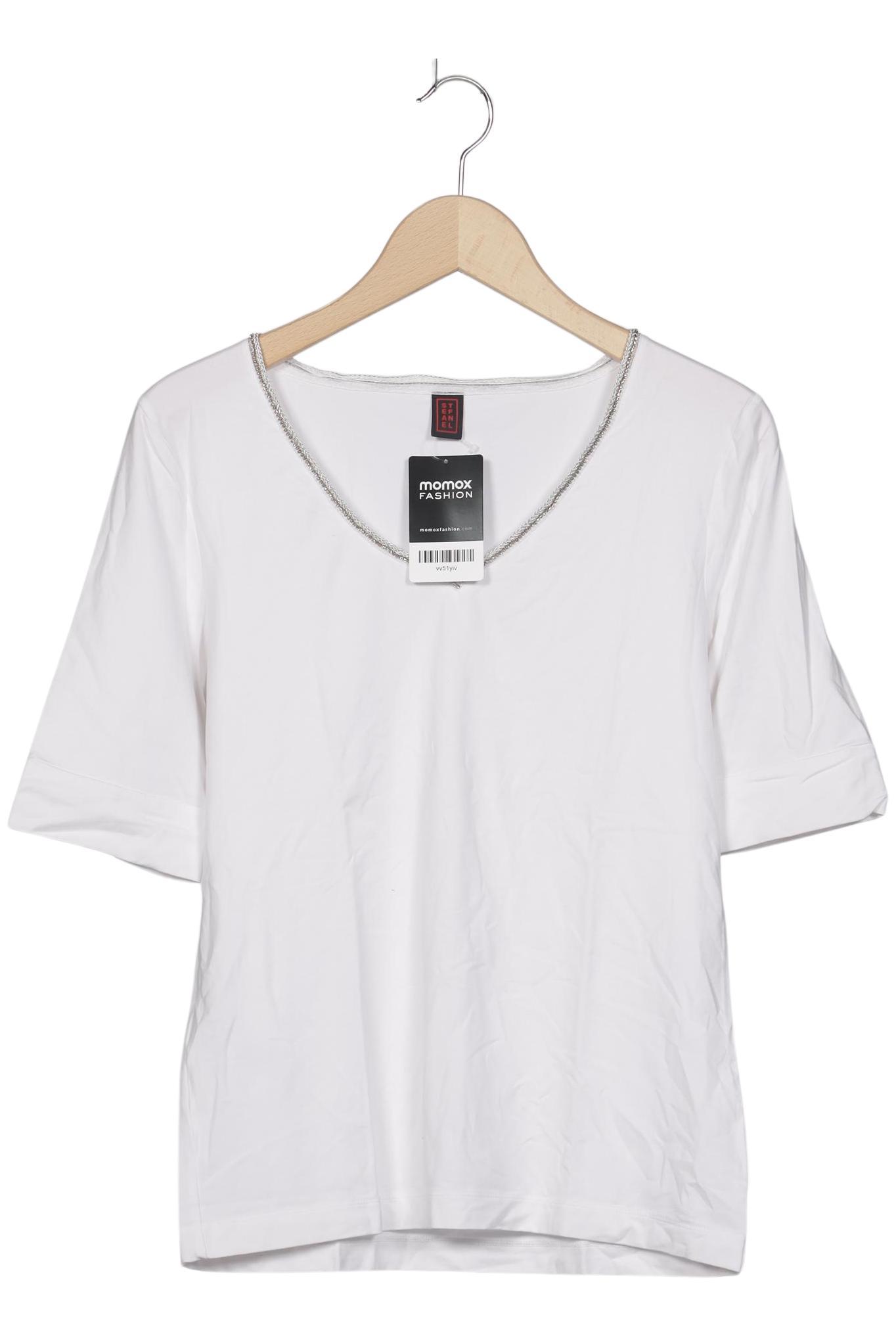 

Stefanel Damen T-Shirt, weiß, Gr. 44